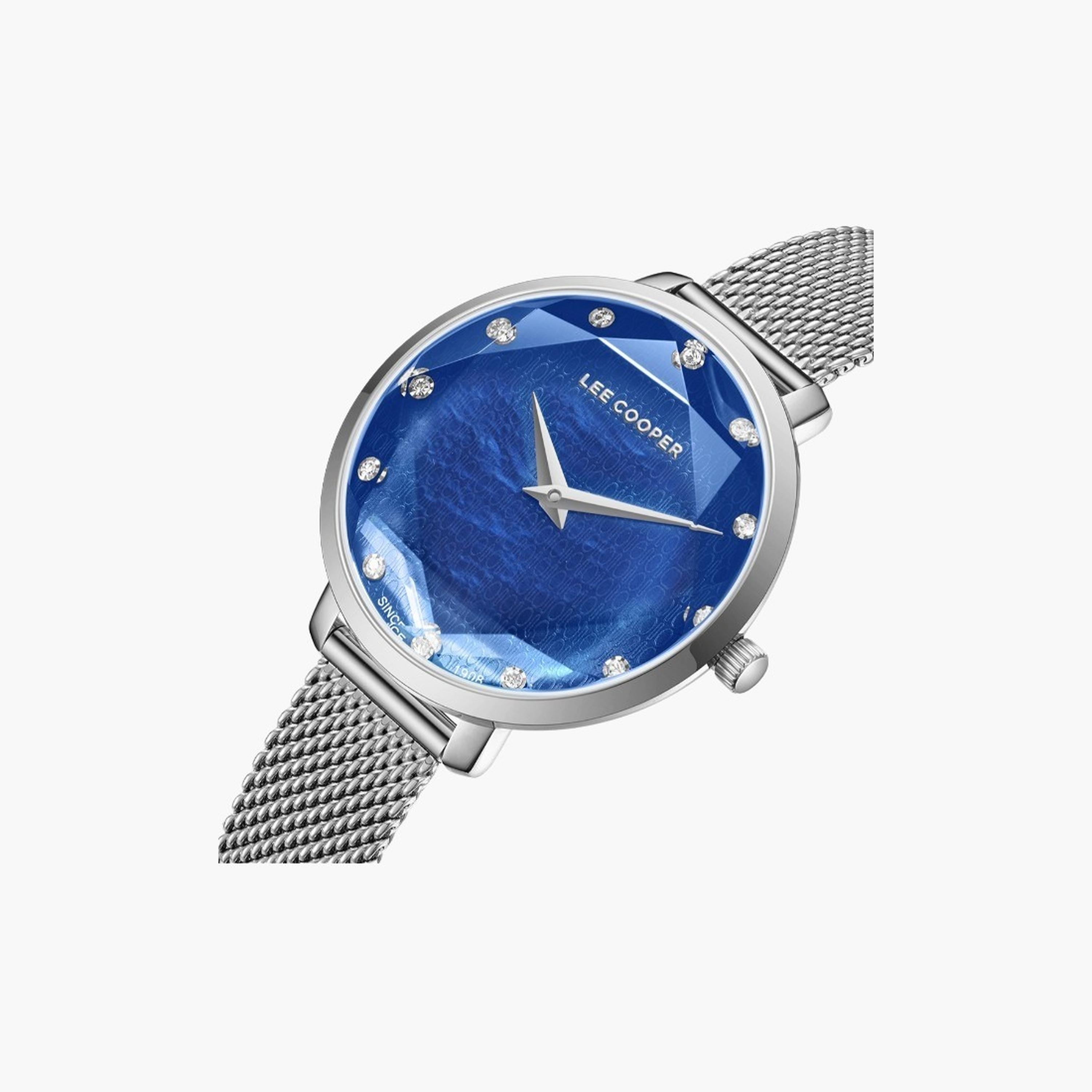 Lee Cooper Women's 33MM Silver Analog Mesh Strap Watch | LC08078.390-women-watchesandjewellery-watches-image-5
