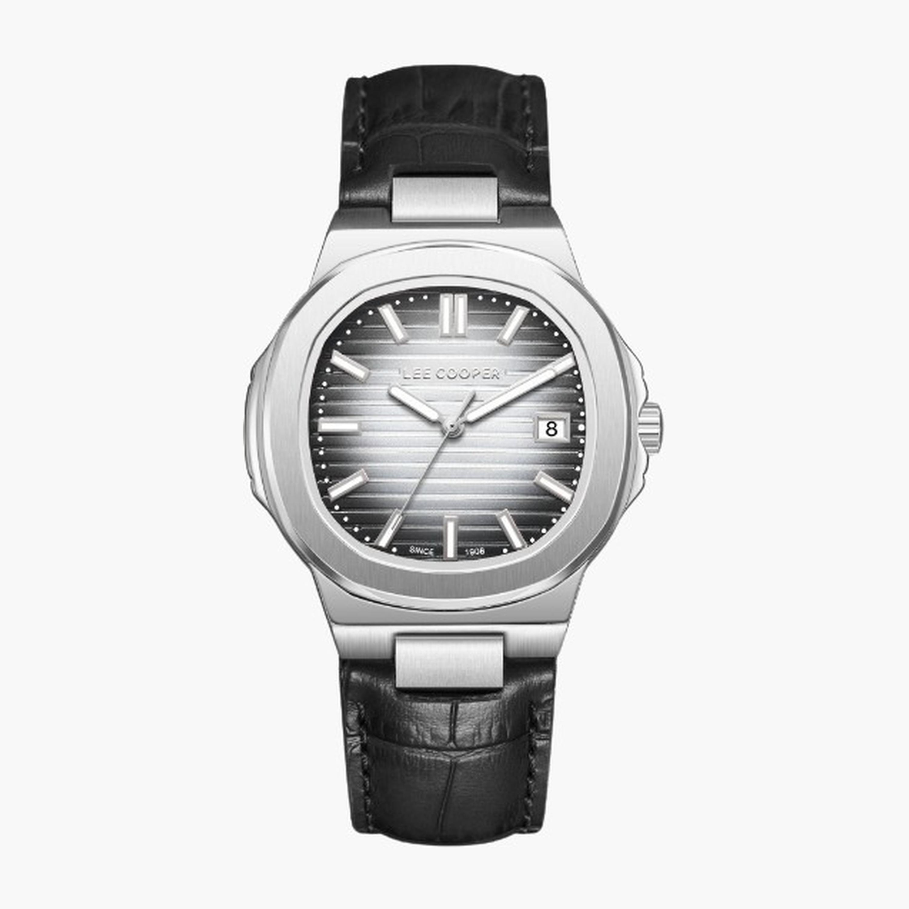 لي كوبر- ساعة نسائية 35 مم تناظرية سوار جلدي لون أسود-women-watchesandjewellery-watches-image-1
