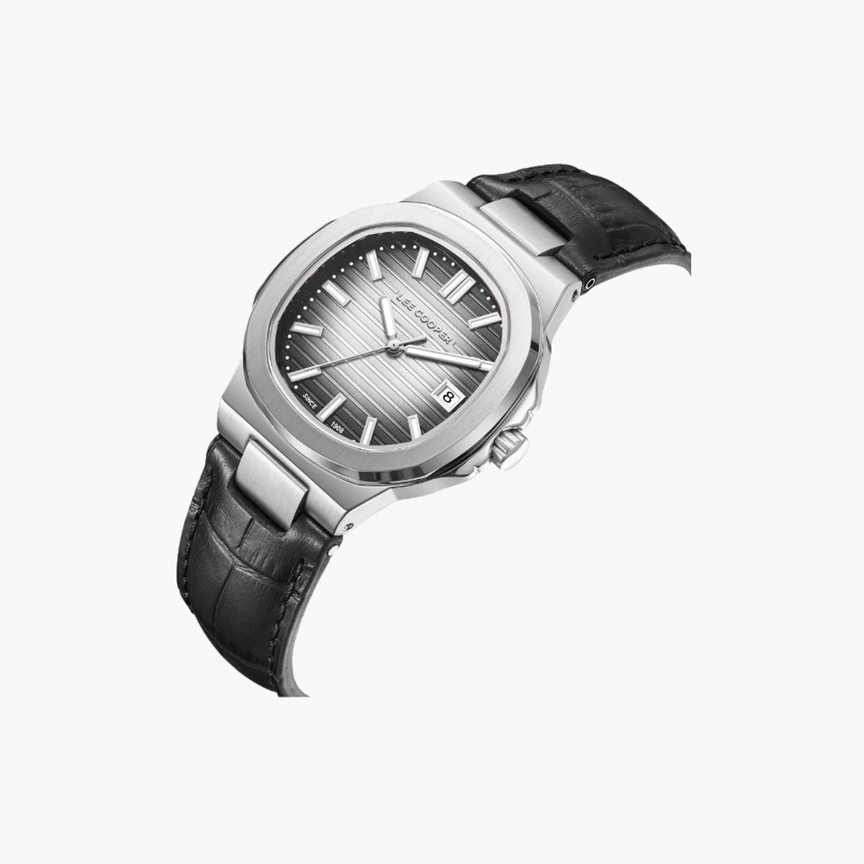 لي كوبر- ساعة نسائية 35 مم تناظرية سوار جلدي لون أسود-women-watchesandjewellery-watches-image-4