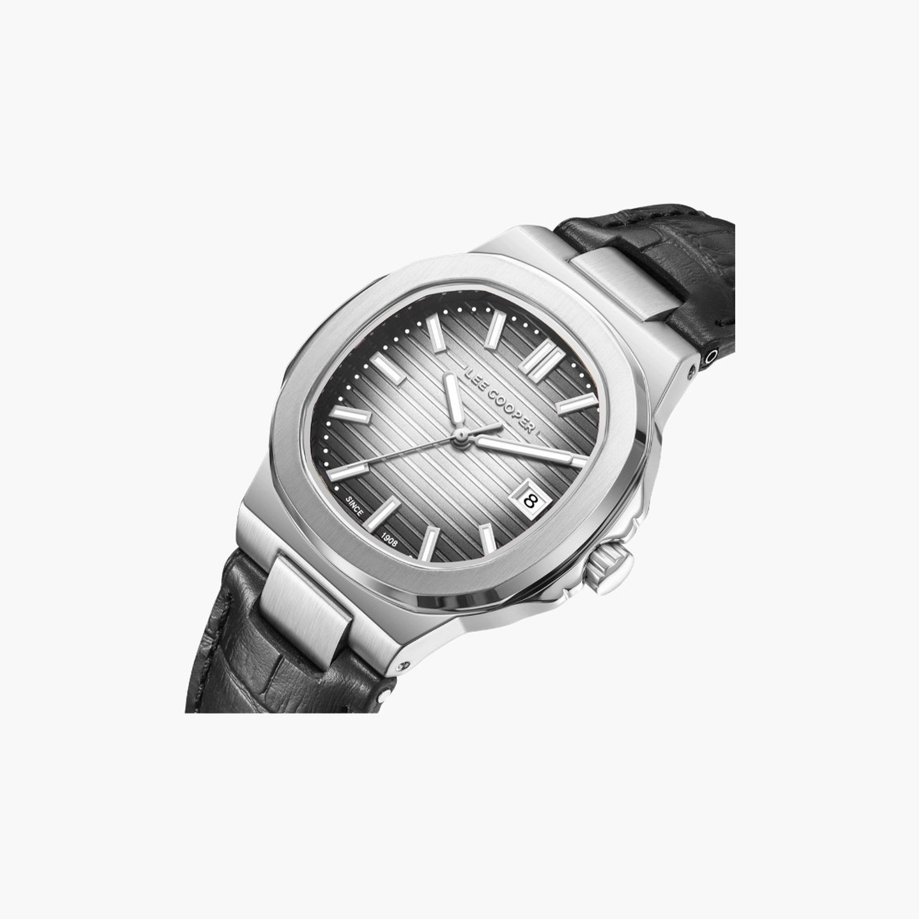لي كوبر- ساعة نسائية 35 مم تناظرية سوار جلدي لون أسود-women-watchesandjewellery-watches-image-5