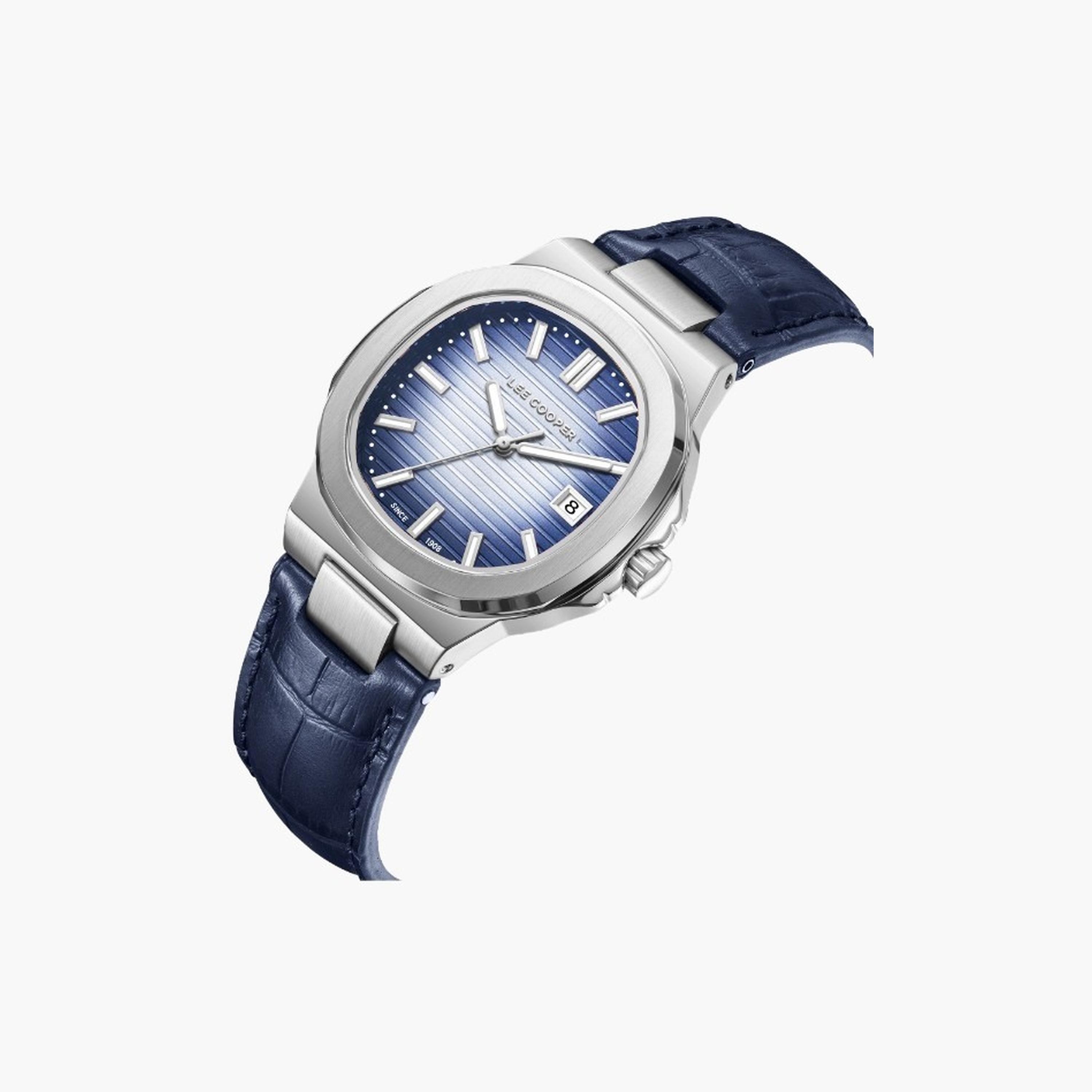 Lee Cooper Women's 35MM Blue Analog Leather Strap Watch | LC08107.399-women-watchesandjewellery-watches-image-4