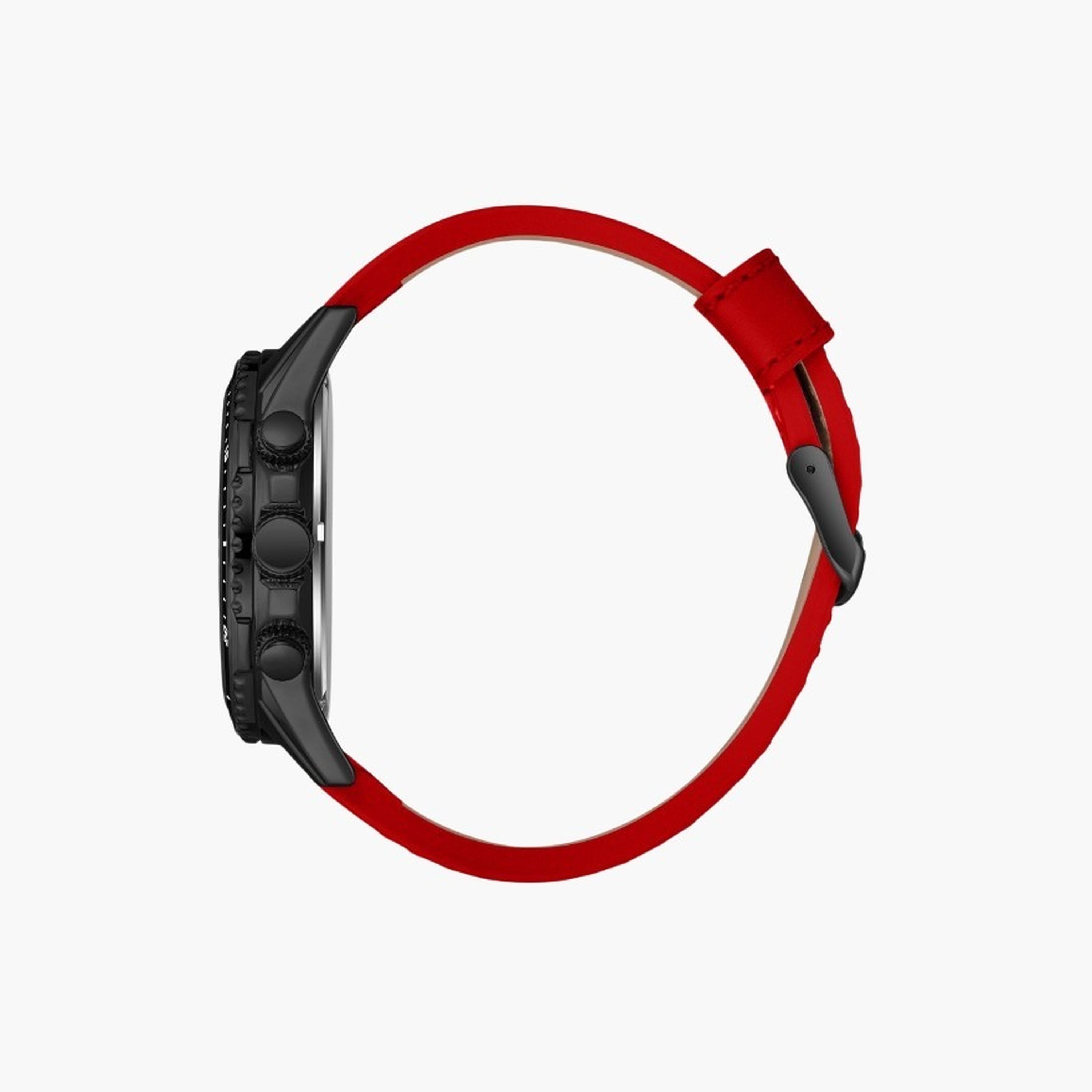 Lee Cooper Men's 46MM Red Chronograph Leather Strap Watch | LC08004.658-men-watchesandjewellery-watches-image-3
