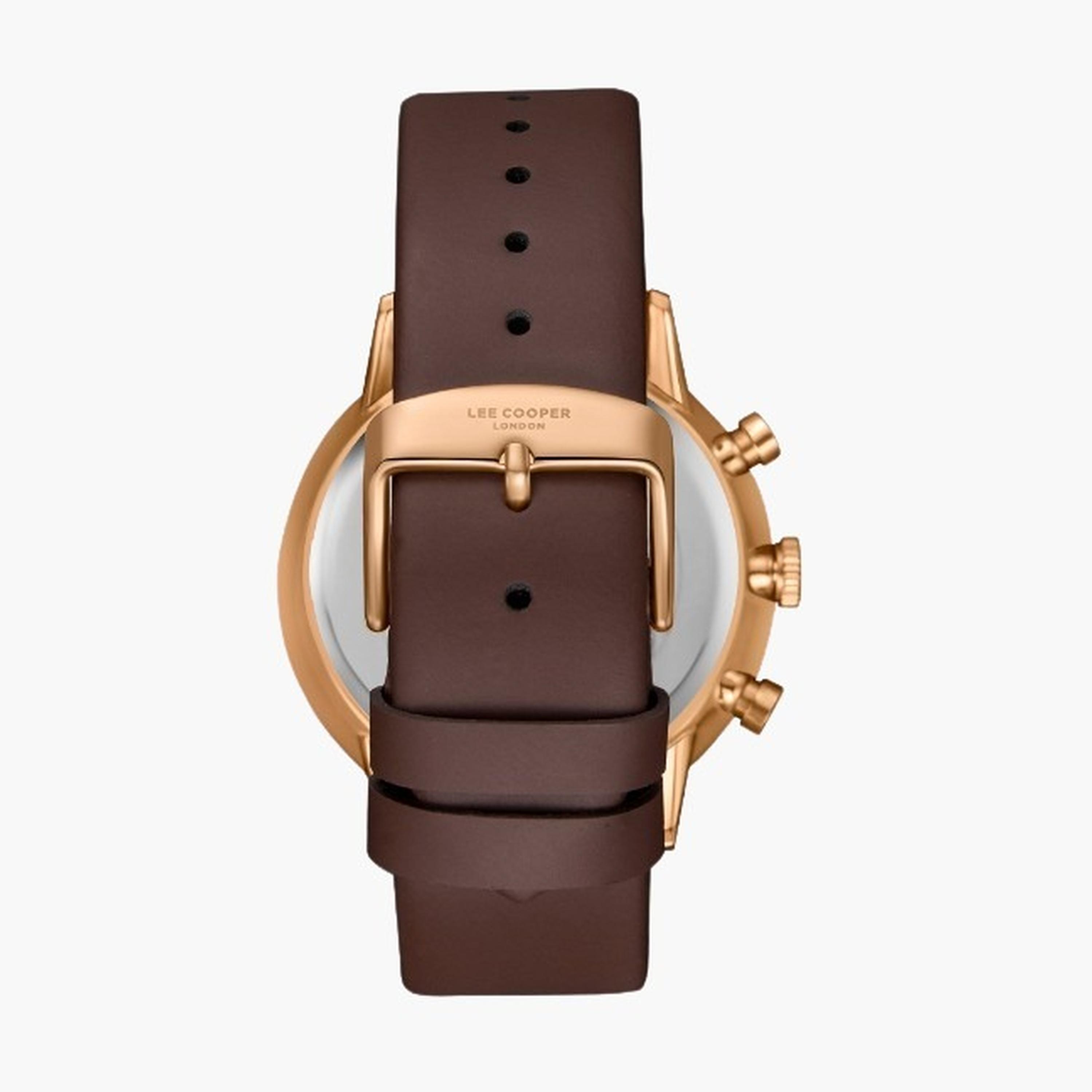 Lee Cooper Men's 45MM Brown Chronograph Leather Strap Watch | LC08043.494-men-watchesandjewellery-watches-image-4