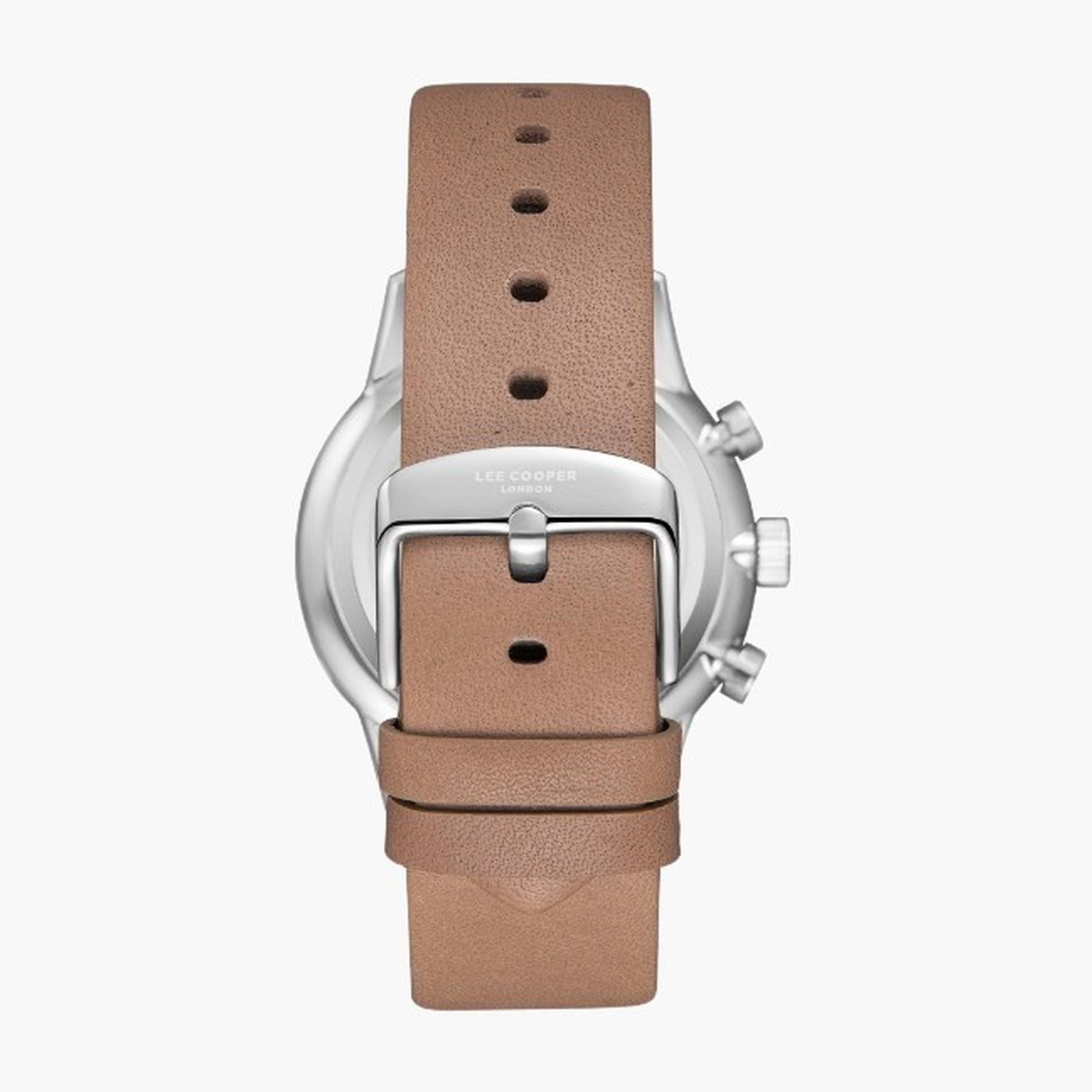 لي كوبر- ساعة رجالية كرونوغراف سوار جلدي لون أخضر غامق-men-watchesandjewellery-watches-image-4