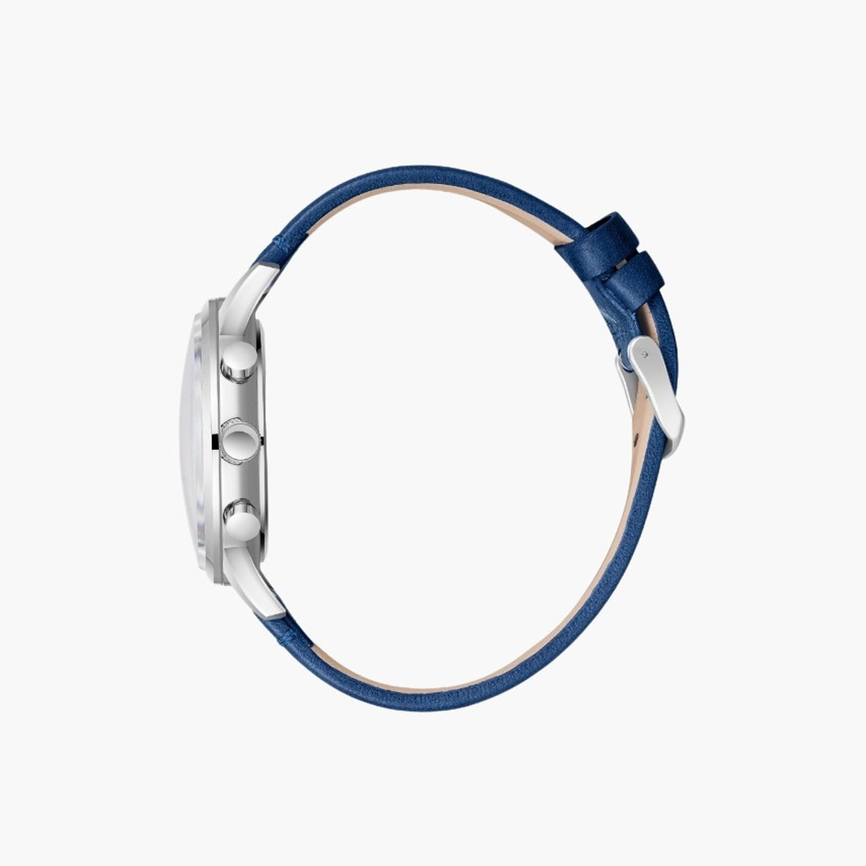 لي كوبر- ساعة رجالية كرونوغراف سوار جلدي لون فضي-men-watchesandjewellery-watches-image-3