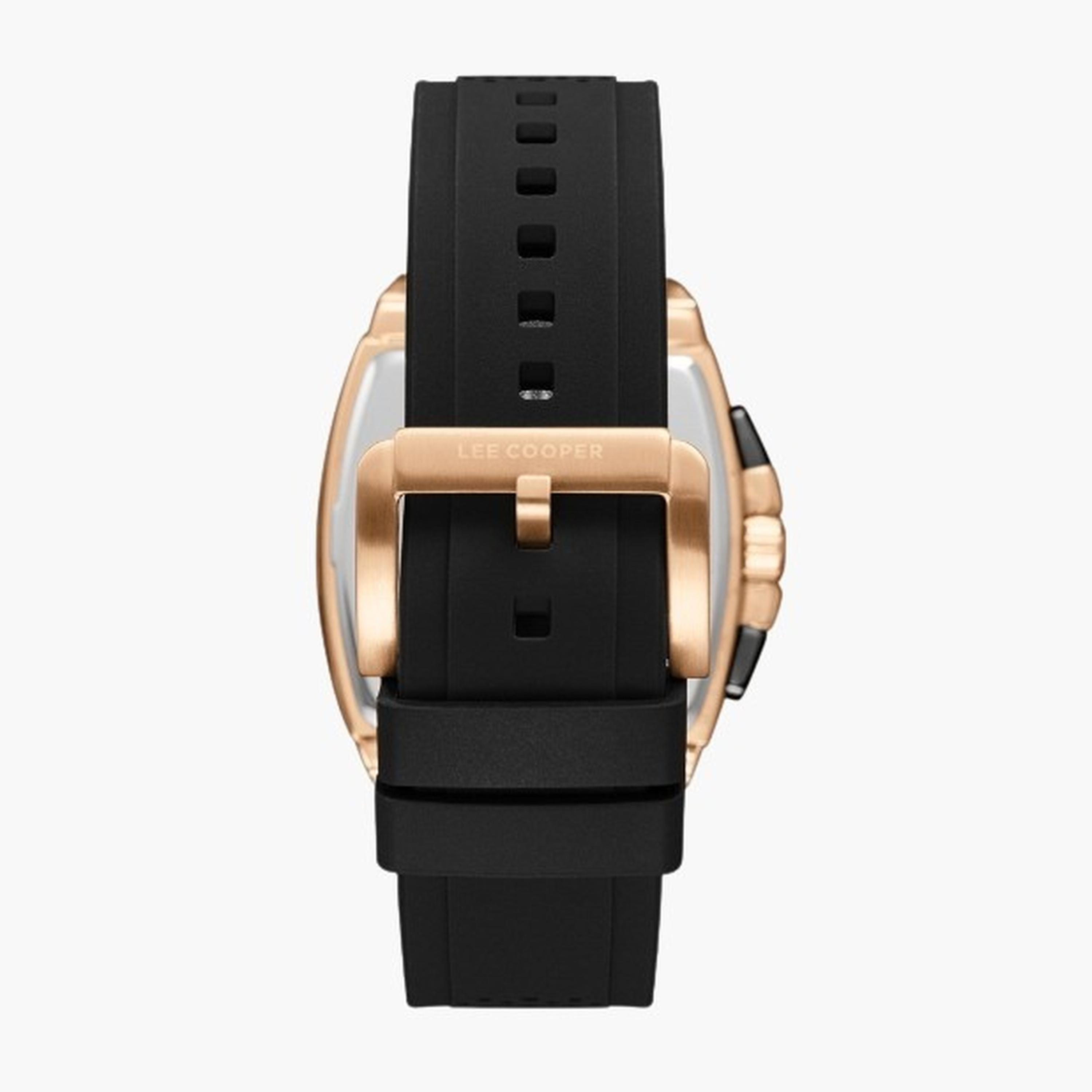 لي كوبر- ساعة رجالية 52 مم كرونوغراف سوار سيليكون لون أسود-men-watchesandjewellery-watches-image-2