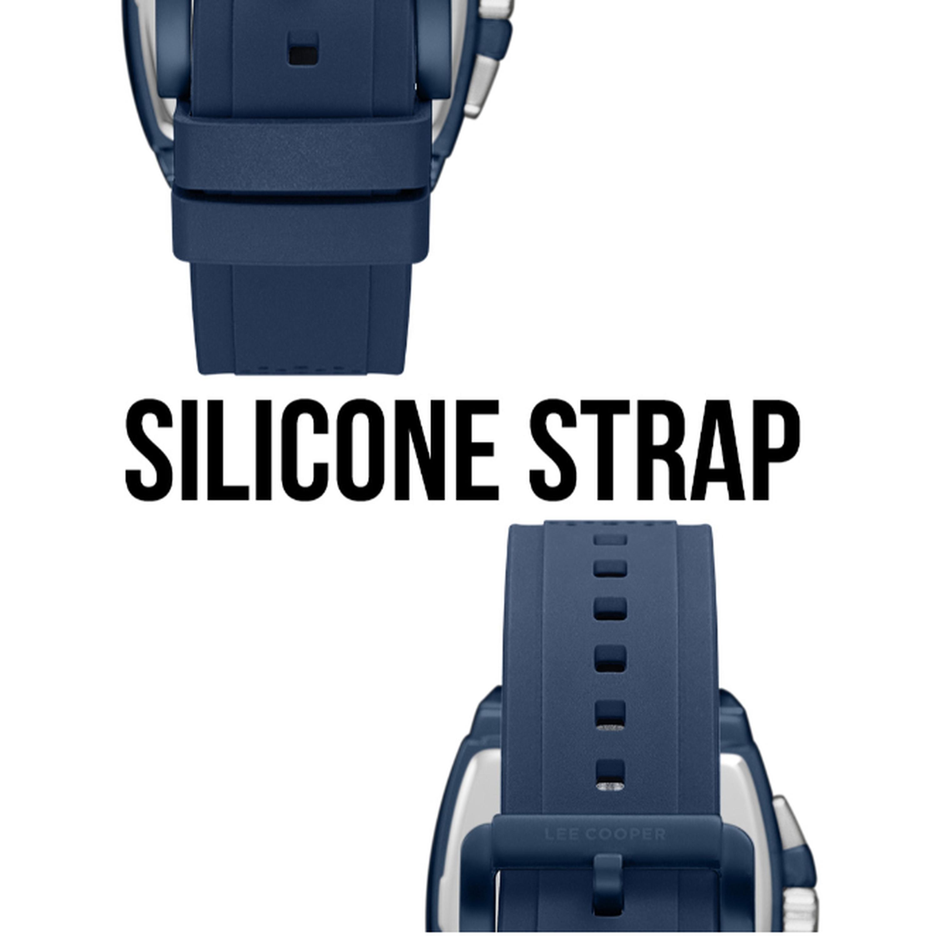 Lee Cooper Men's 52MM Blue Chronograph Silicone Strap Watch | LC08081.999-men-watchesandjewellery-watches-image-6