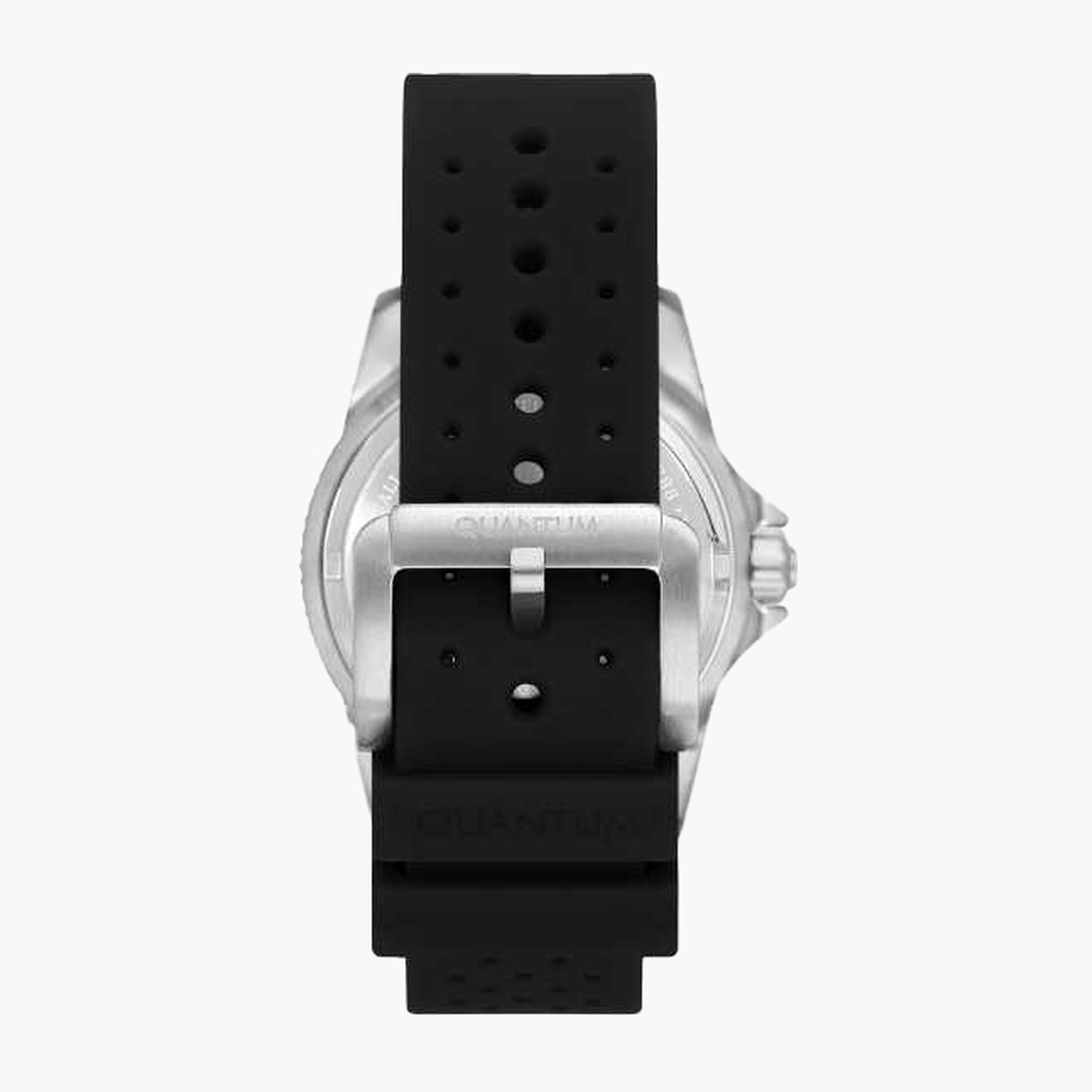 كوانتوم- ساعة رجالية 44 مم أوتوماتيكية سوار سيليكون لون أخضر غامق-men-watchesandjewellery-watches-image-3