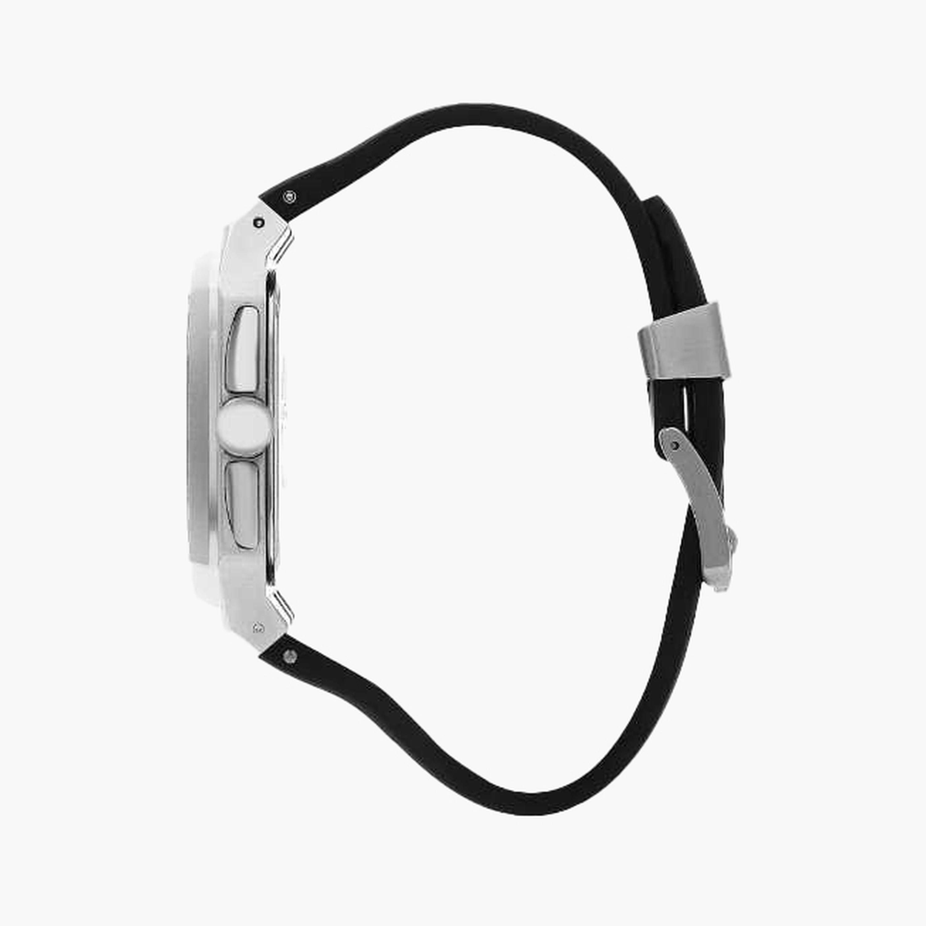 Quantum Men's 44MM Black Chronograph Silicone Strap Watch | HNG1033.351-men-watchesandjewellery-watches-image-2