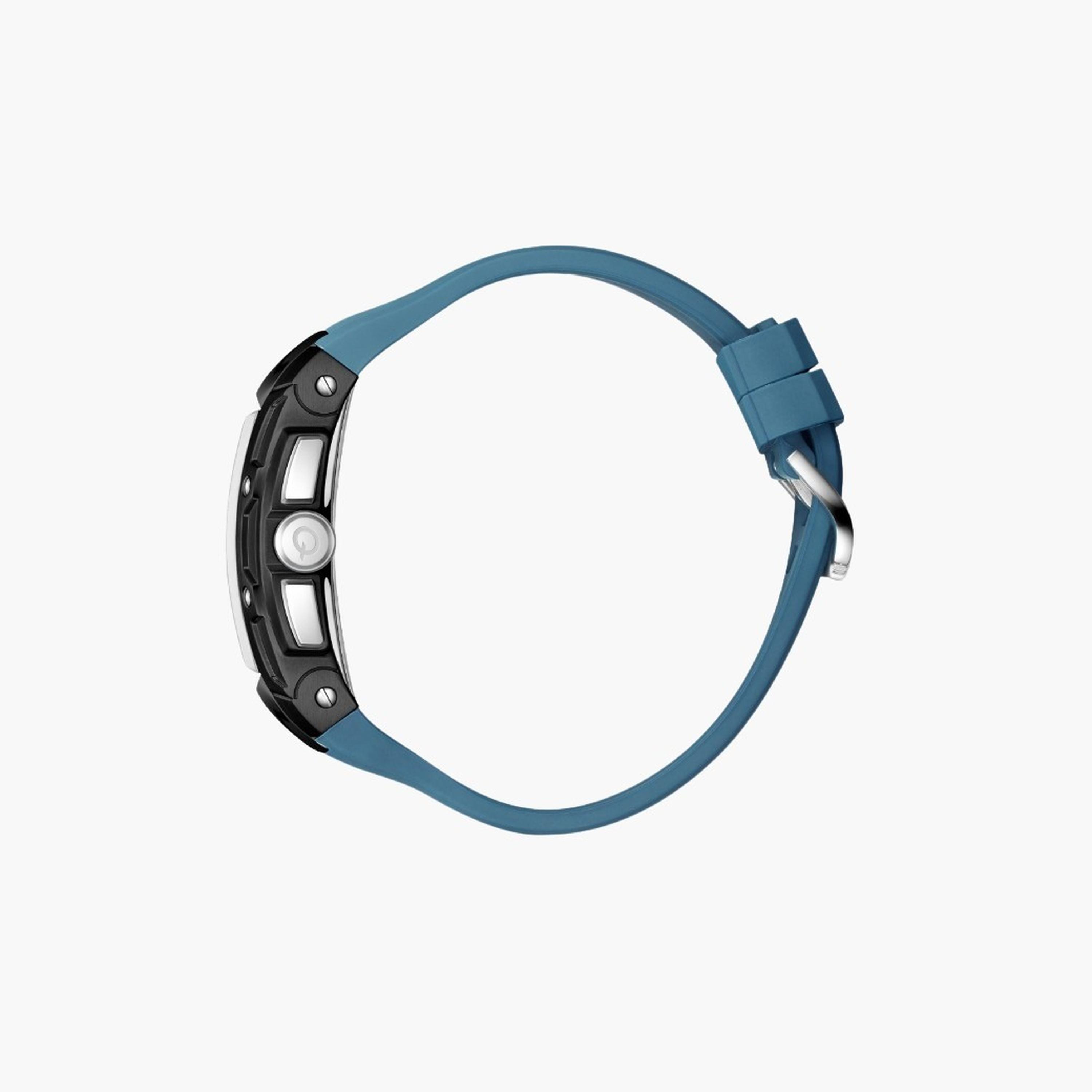 كوانتوم- ساعة رجالية 43 مم كرونوغراف سوار سيليكون لون أسود-men-watchesandjewellery-watches-image-4