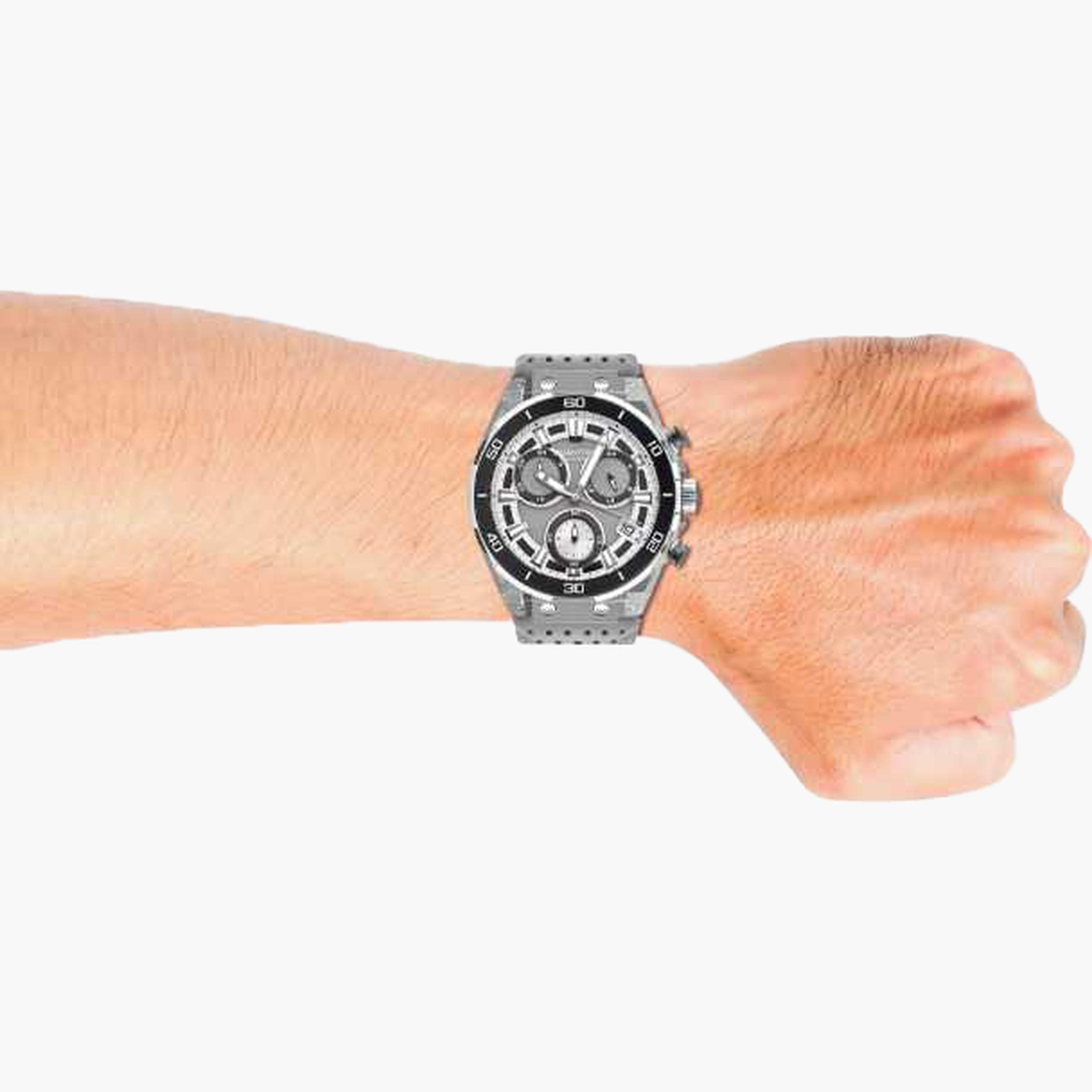 Quantum Men's 43MM Grey Chronograph Leather Strap Watch | PWG1107.066-men-watchesandjewellery-watches-image-7