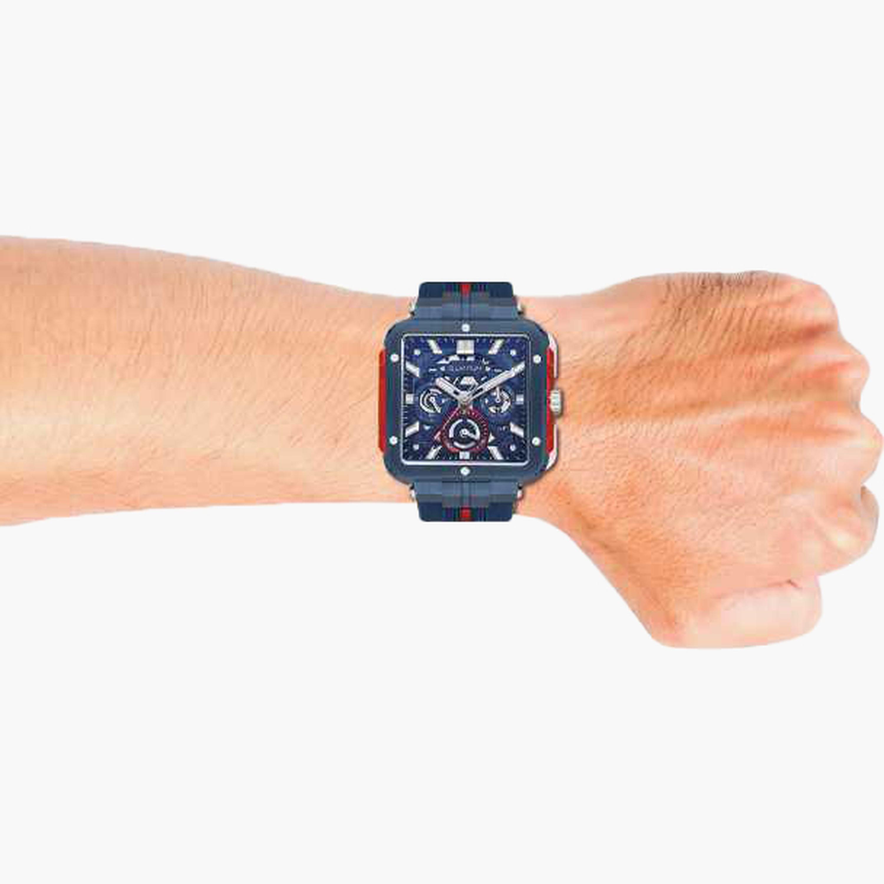 كوانتوم- ساعة رجالية 45 مم كرونوغراف سوار سيليكون لون أزرق-men-watchesandjewellery-watches-image-7