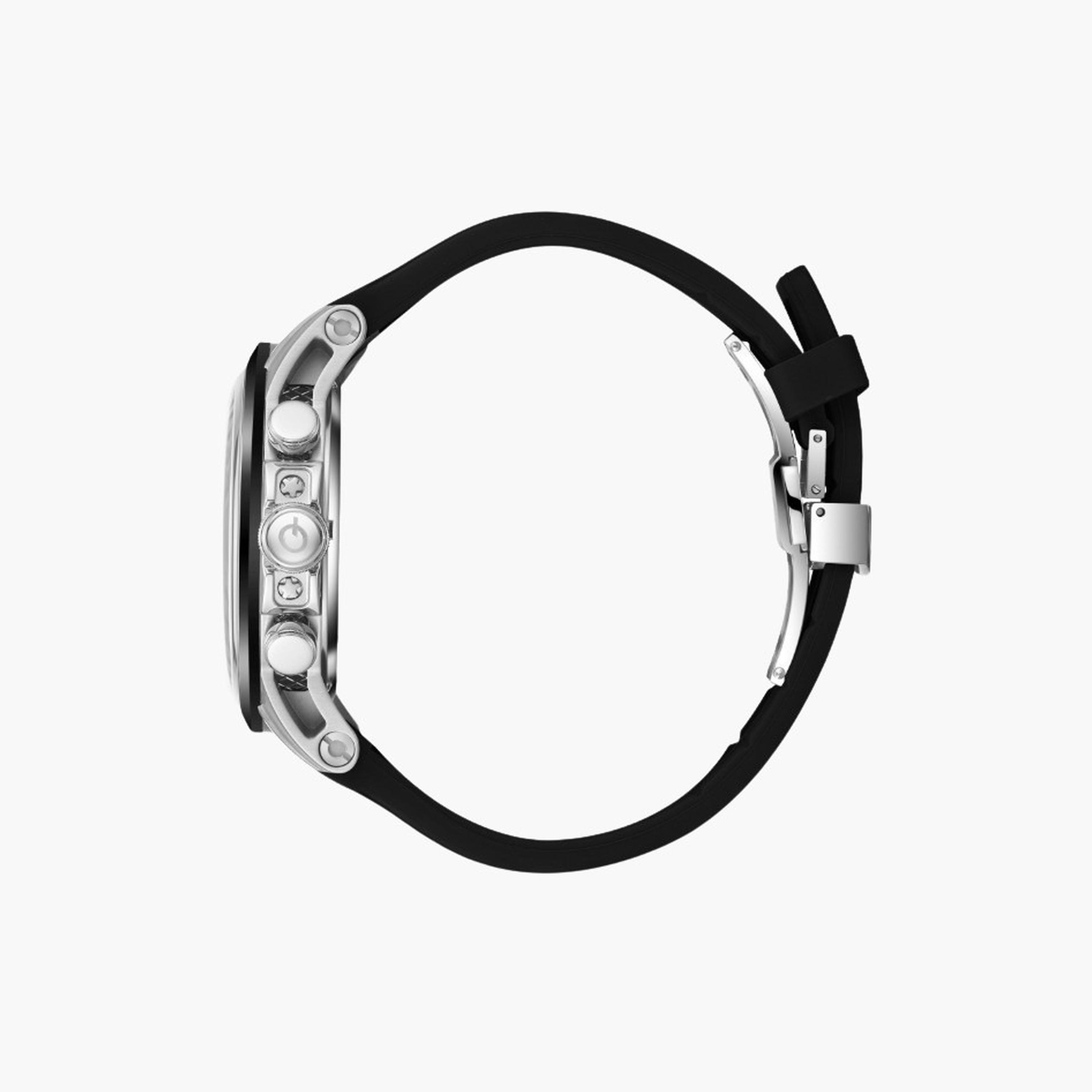 كوانتوم- ساعة رجالية 45 مم كرونوغراف سوار سيليكون لون أسود-men-watchesandjewellery-watches-image-4