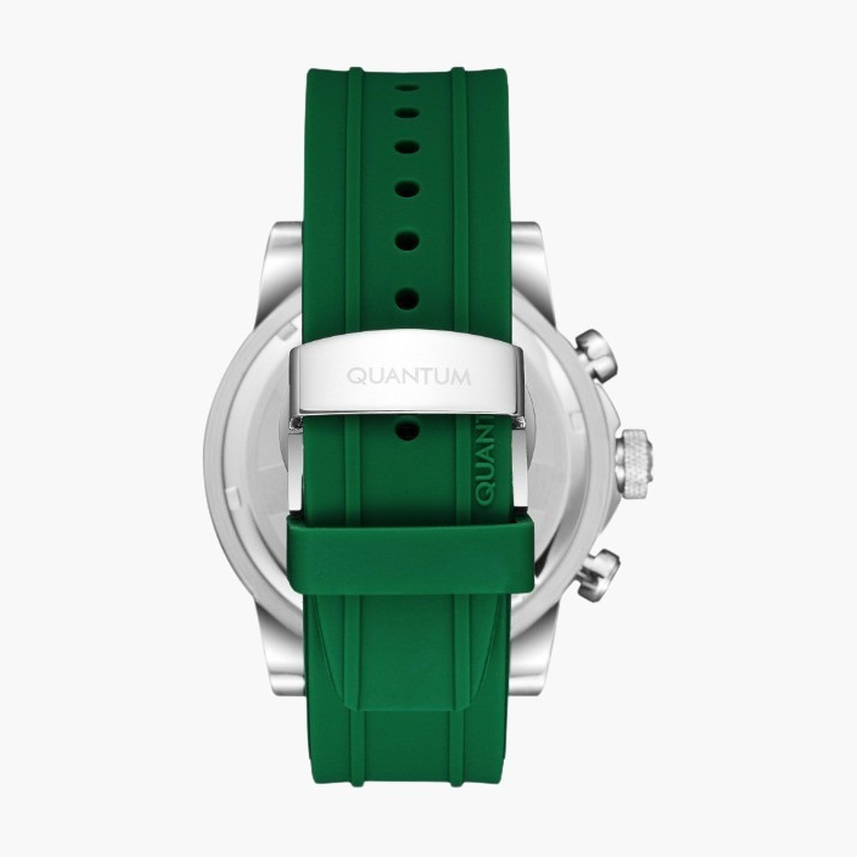 كوانتوم- ساعة رجالية 45 مم كرونوغراف سوار سيليكون لون بندقي-men-watchesandjewellery-watches-image-3
