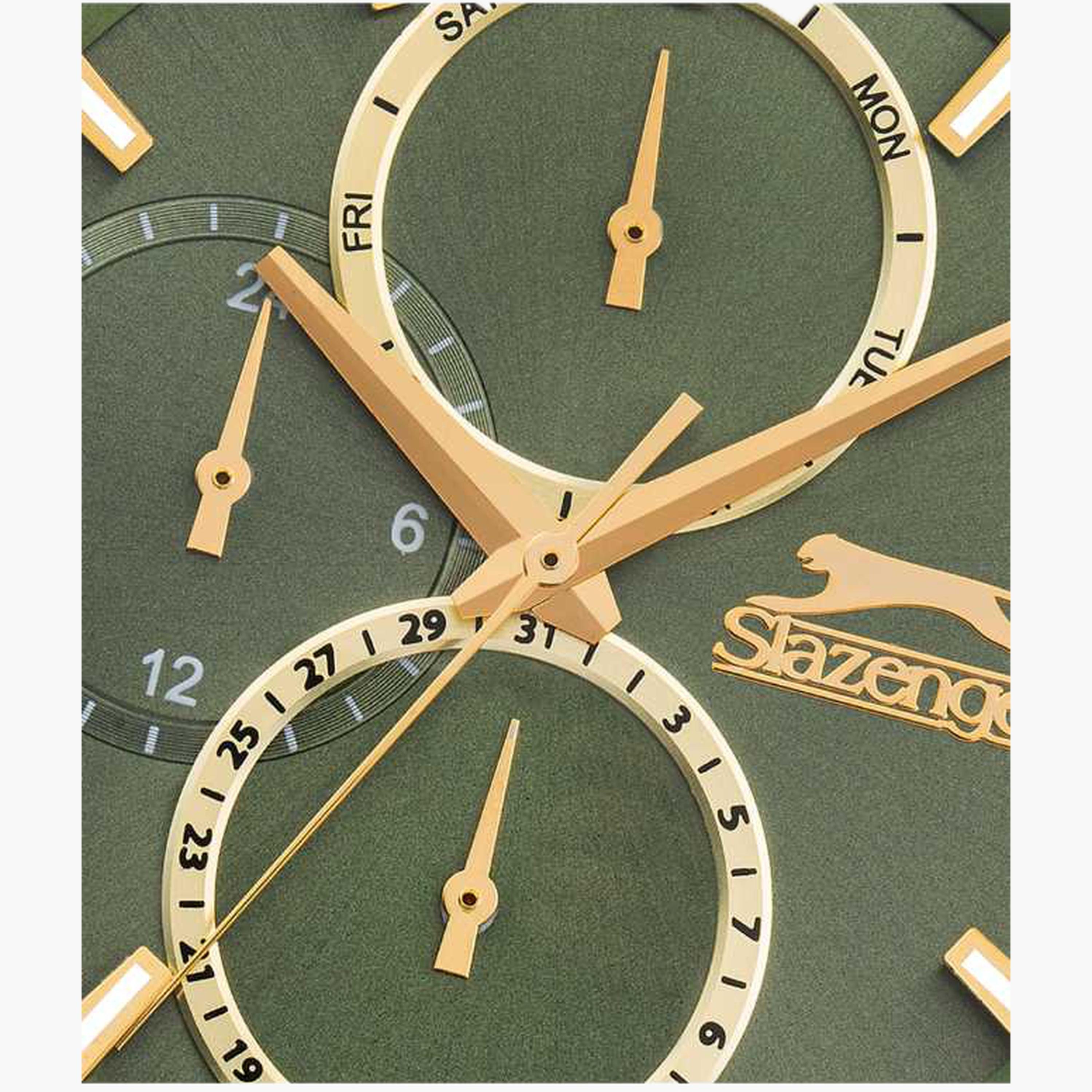 سلازنغر- ساعة رجالية 43 مم كرونوغراف سوار معدني لون رمادي-men-watchesandjewellery-watches-image-5