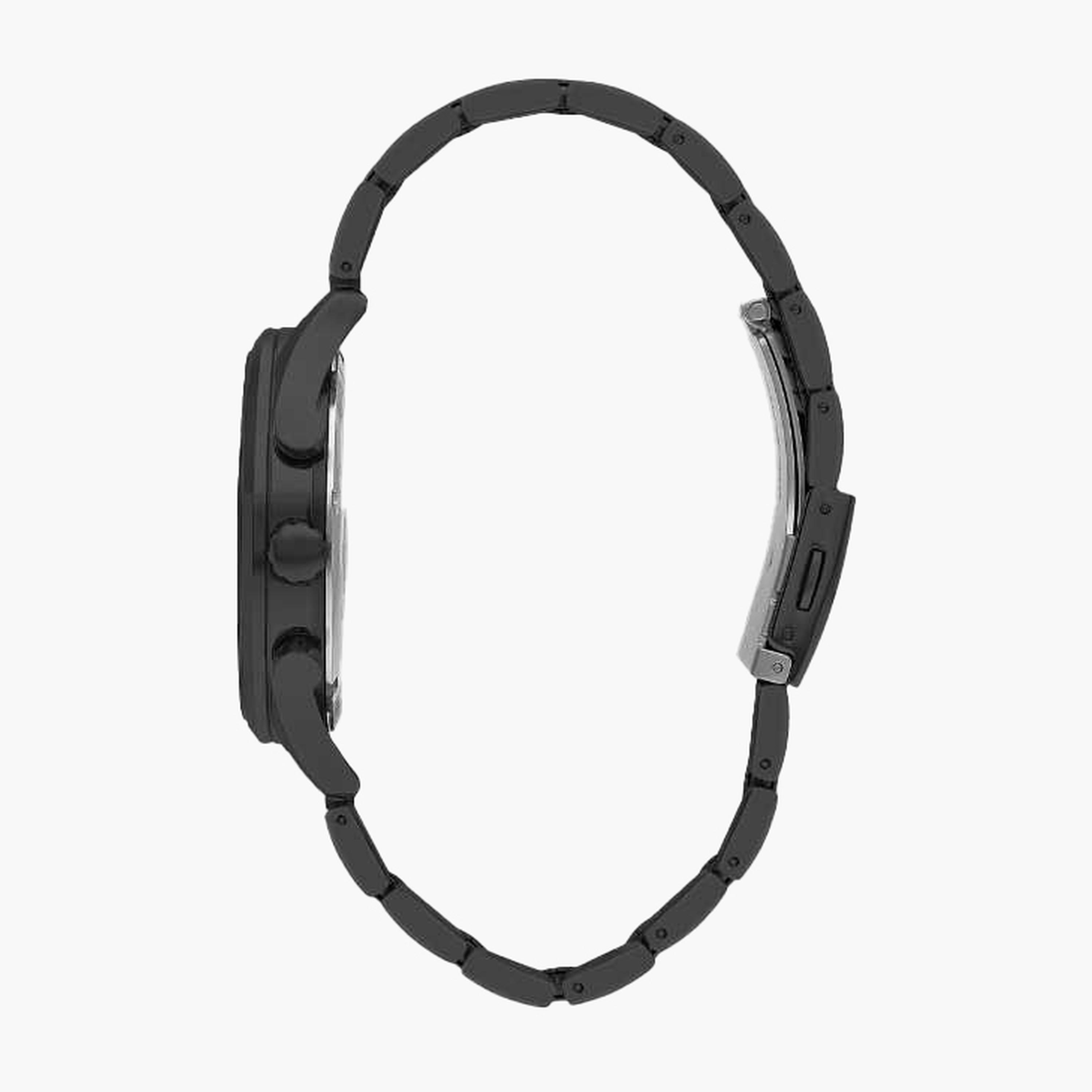 سلازنغر- ساعة رجالية 43 مم كرونوغراف سوار معدني لون أزرق-men-watchesandjewellery-watches-image-2