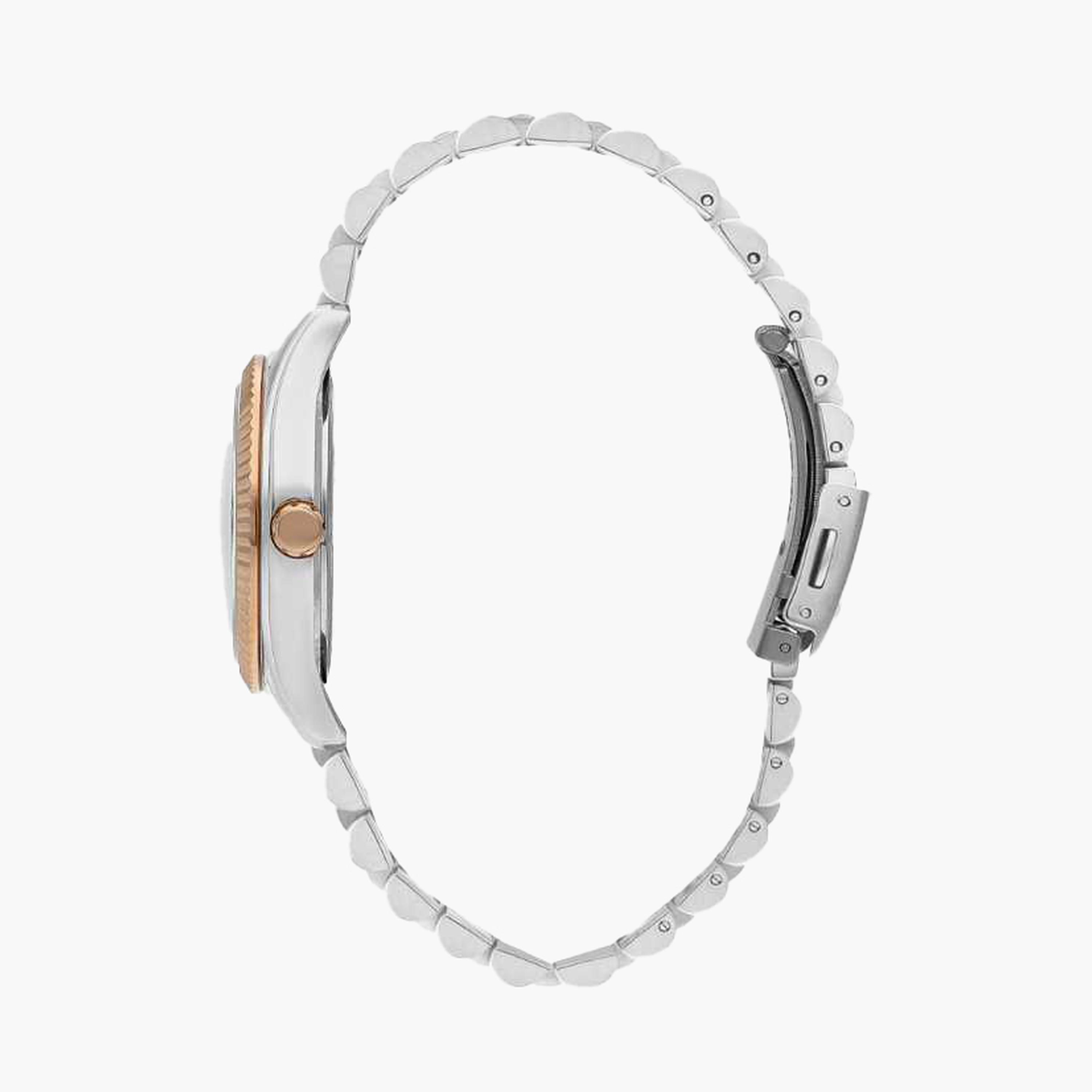 سلازنغر- ساعة نسائية 34 مم كرونوغراف سوار معدني لون رمادي-women-watchesandjewellery-watches-image-2