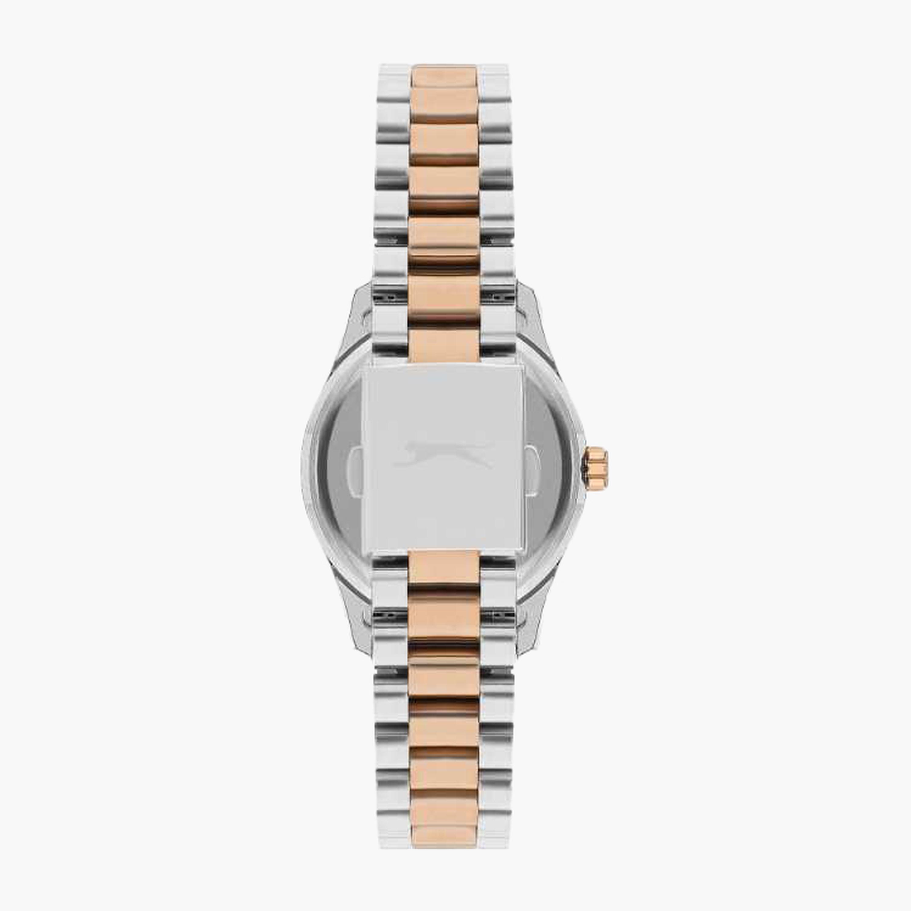 سلازنغر- ساعة نسائية 34 مم كرونوغراف سوار معدني لون رمادي-women-watchesandjewellery-watches-image-3