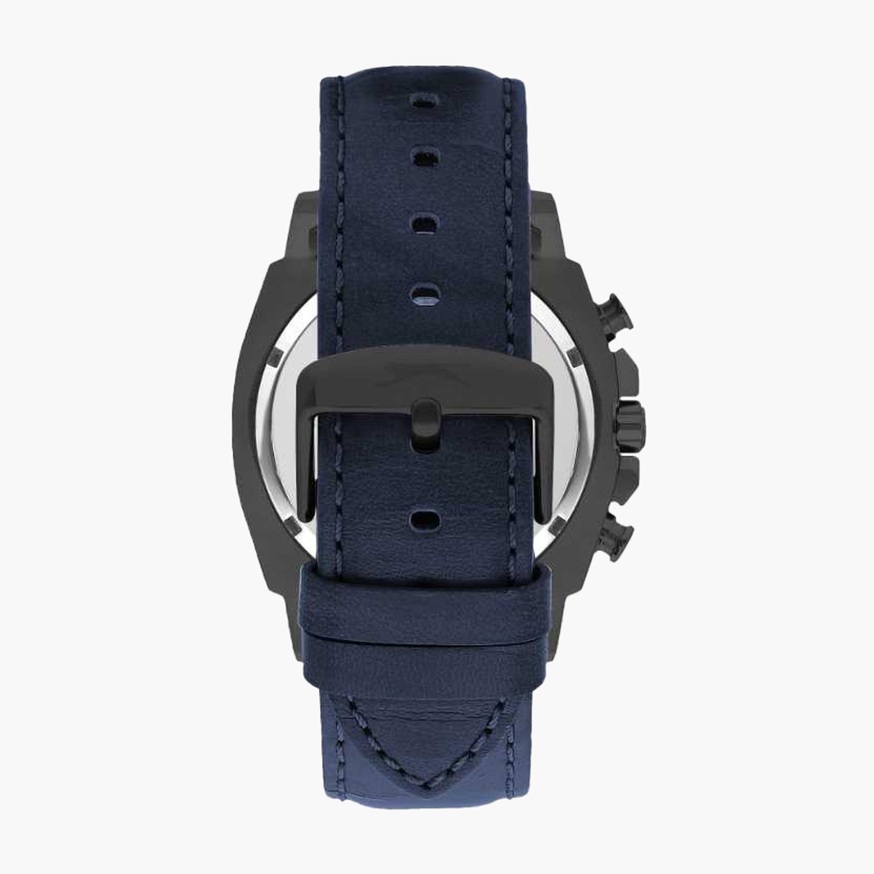 Slazenger Men's 44MM Blue Chronograph Leather Strap Watch | SL.9.2293.2.03-men-watchesandjewellery-watches-image-3