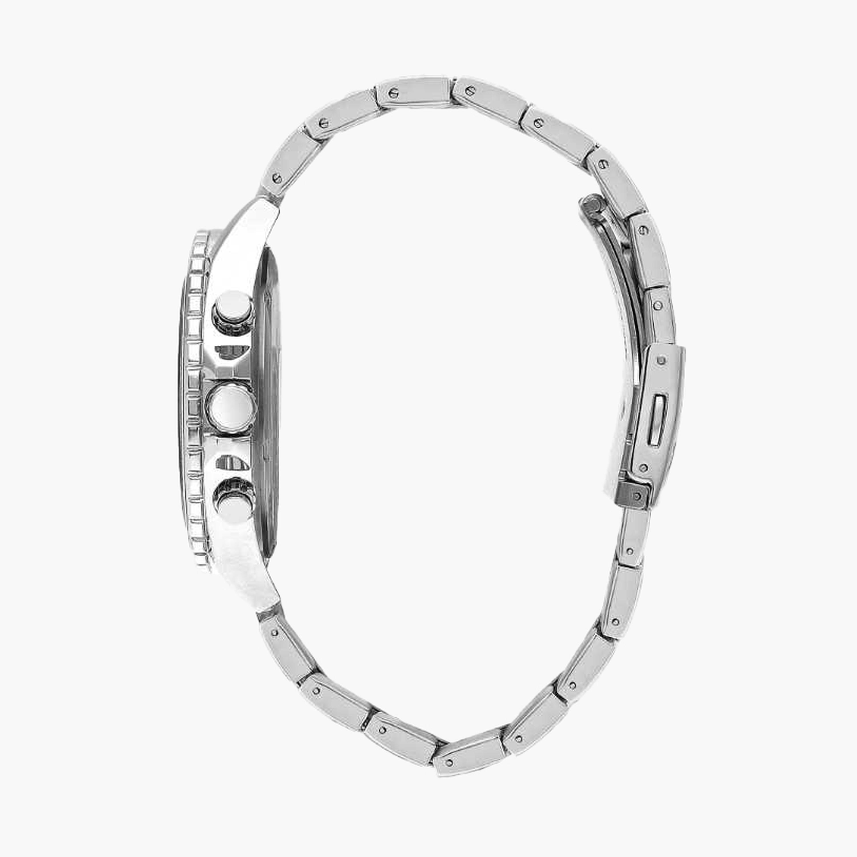 سلازنغر- ساعة رجالية 44 مم كرونوغراف سوار معدني لون أزرق-men-watchesandjewellery-watches-image-2