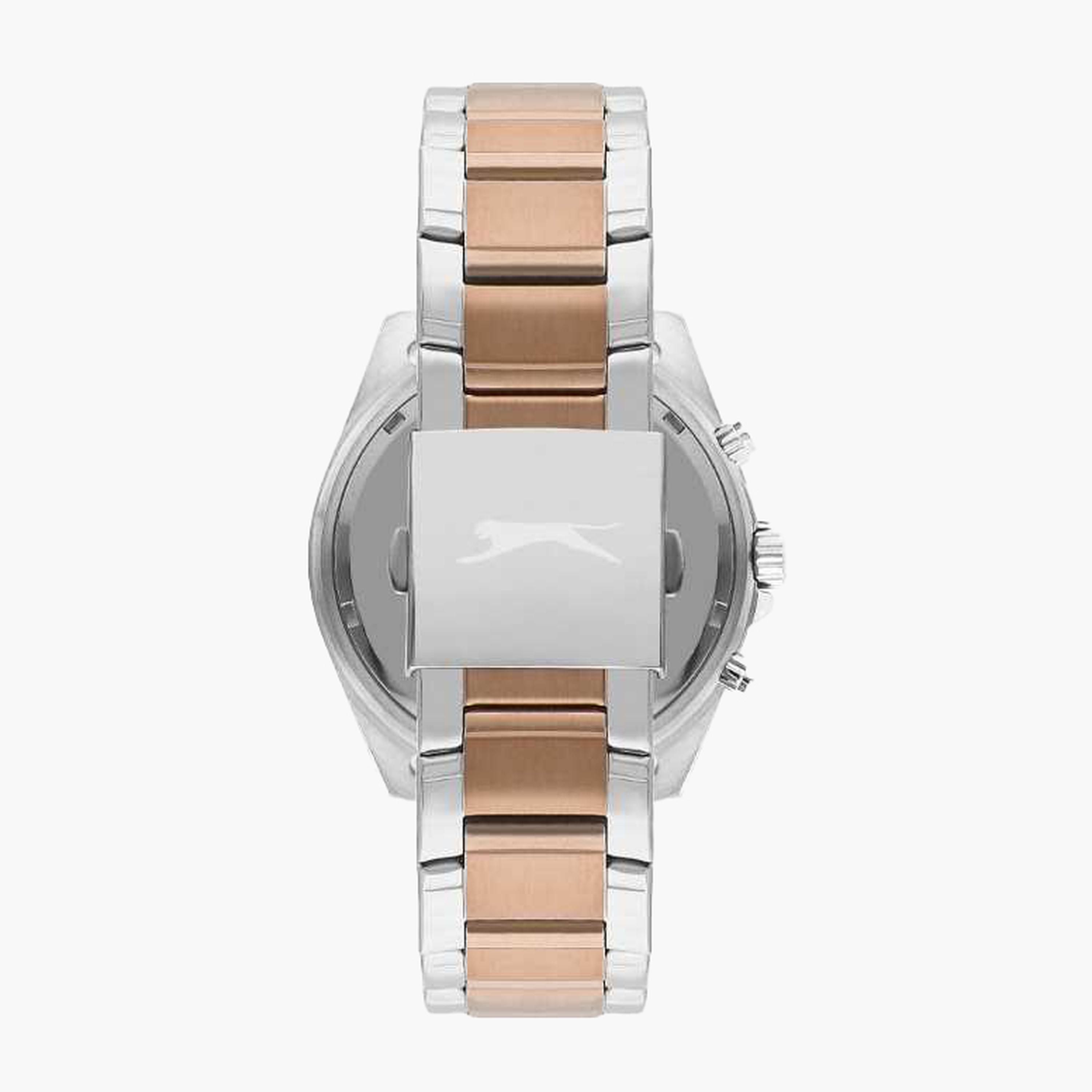 سلازنغر- ساعة رجالية 44 مم كرونوغراف سوار معدني لون أزرق-men-watchesandjewellery-watches-image-3
