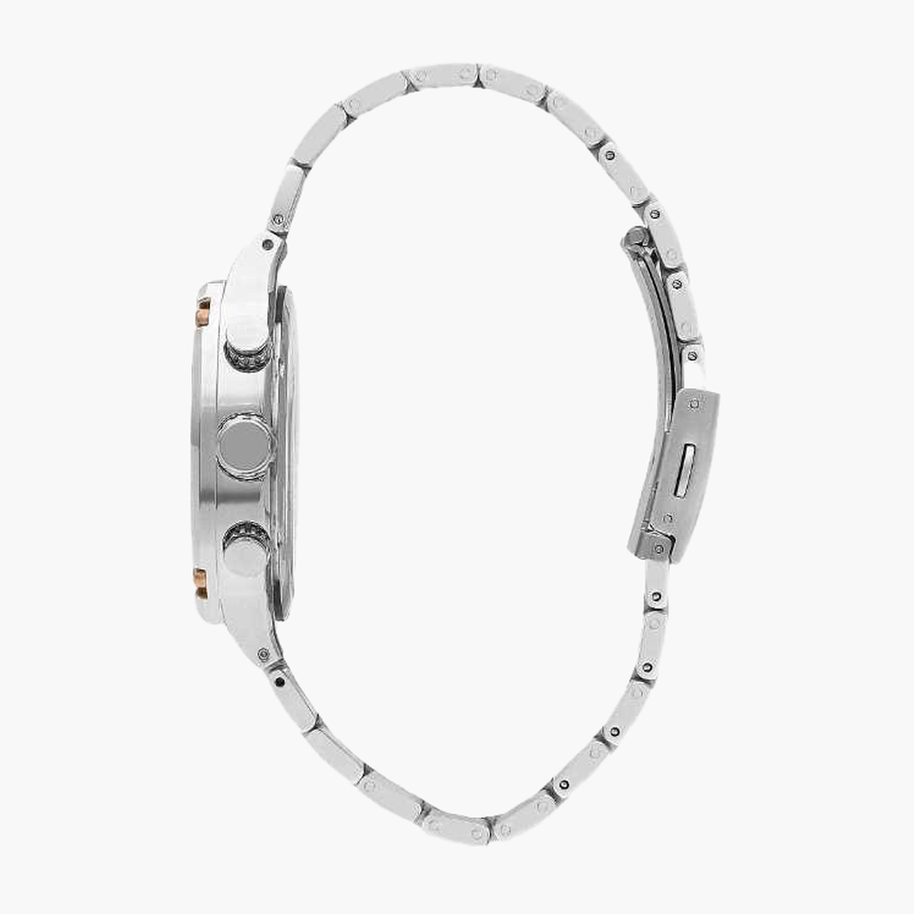 سلازنغر- ساعة رجالية 43 مم كرونوغراف سوار معدني لون بندقي-men-watchesandjewellery-watches-image-2