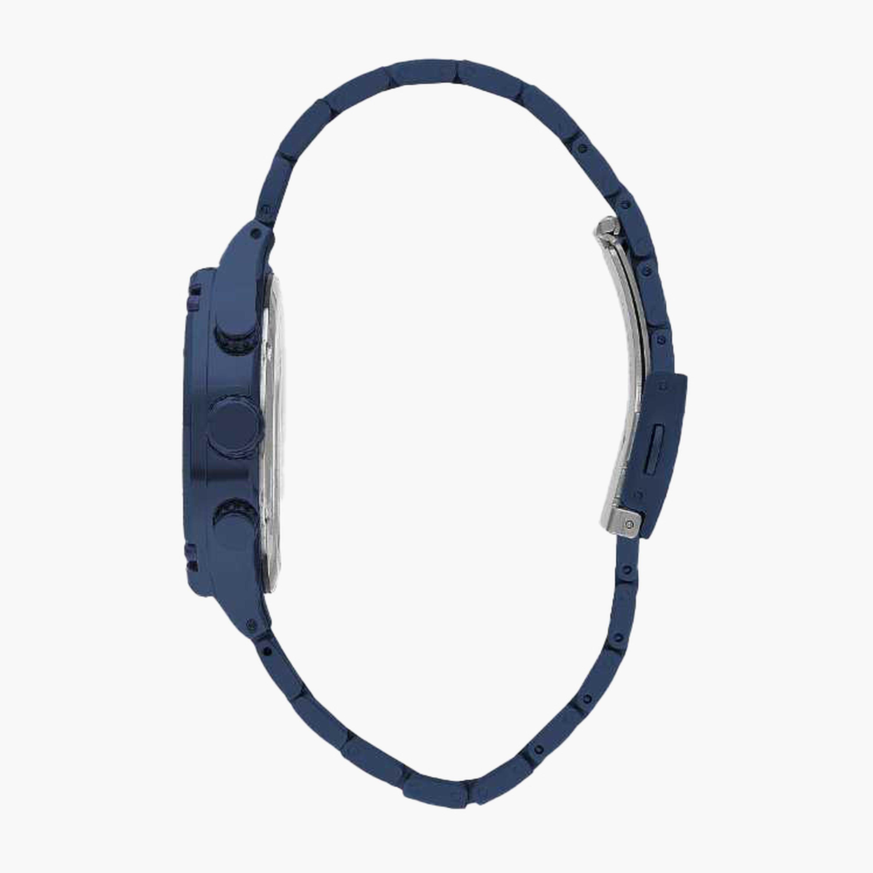 سلازنغر- ساعة رجالية 43 مم كرونوغراف سوار معدني لون أزرق-men-watchesandjewellery-watches-image-2