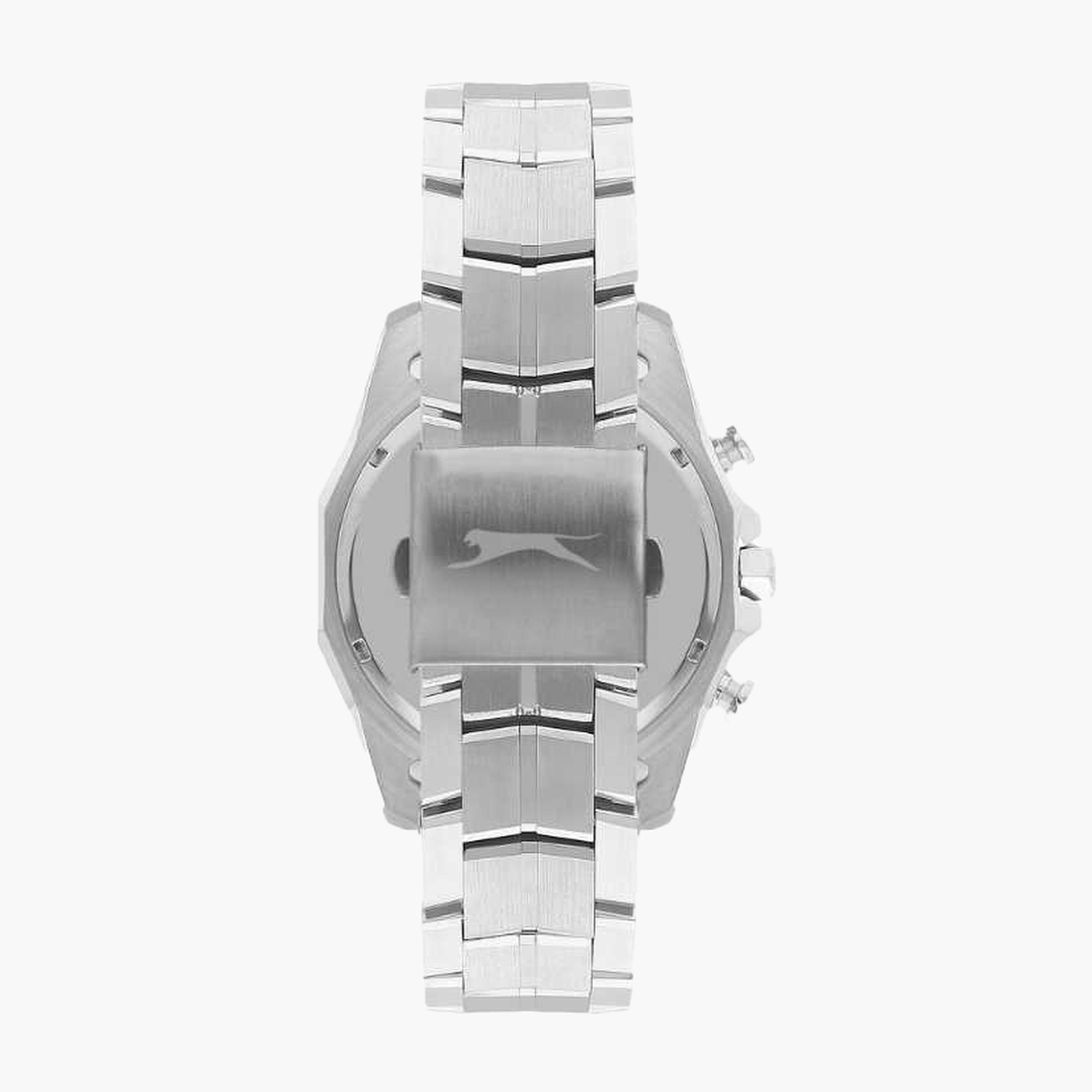 Slazenger Men's 48MM Silver Chronograph Metal Strap Watch | SL.9.2312.2.06-men-watchesandjewellery-watches-image-3
