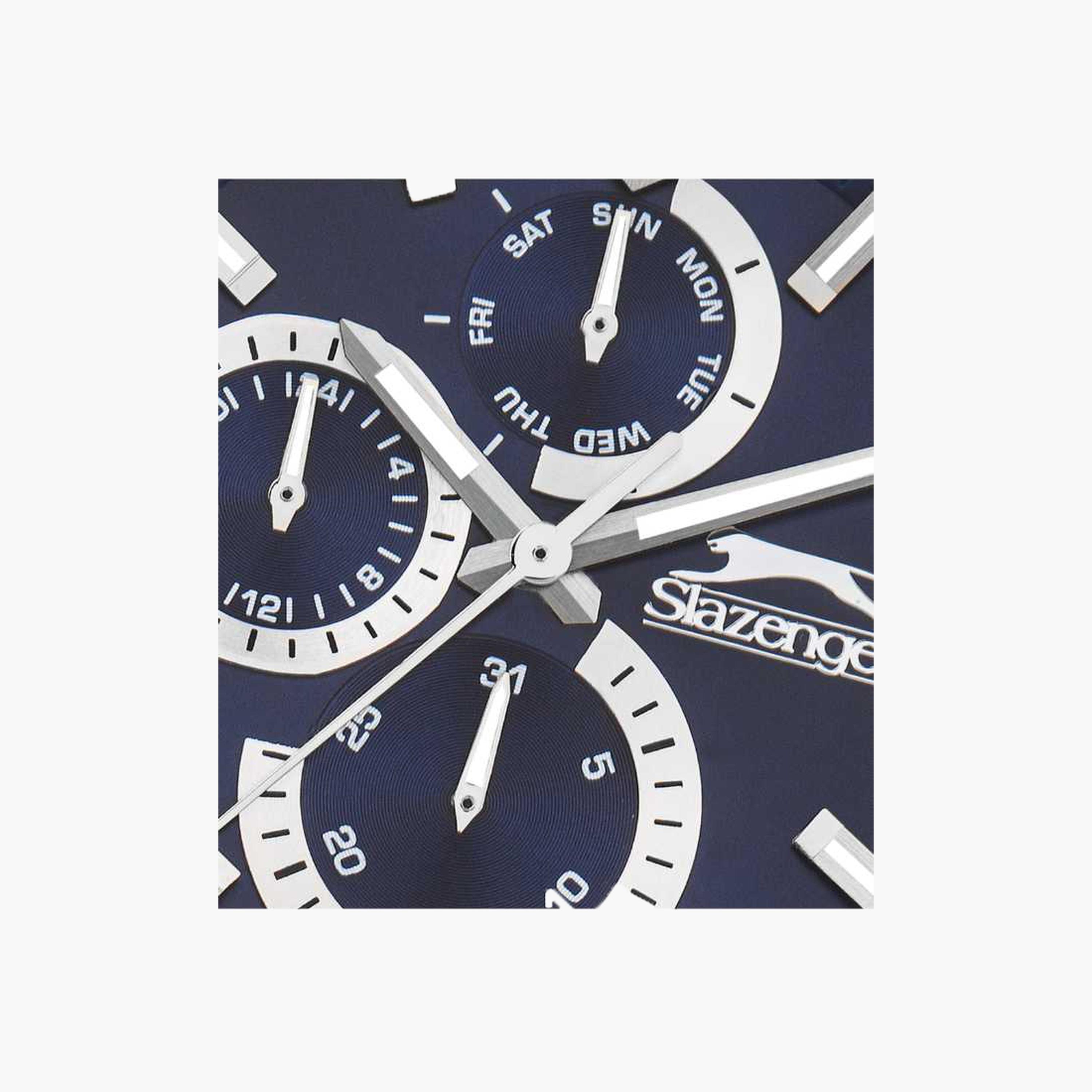 Slazenger Men's 48MM Blue Chronograph Silicone Strap Watch | SL.9.2313.2.02-men-watchesandjewellery-watches-image-5
