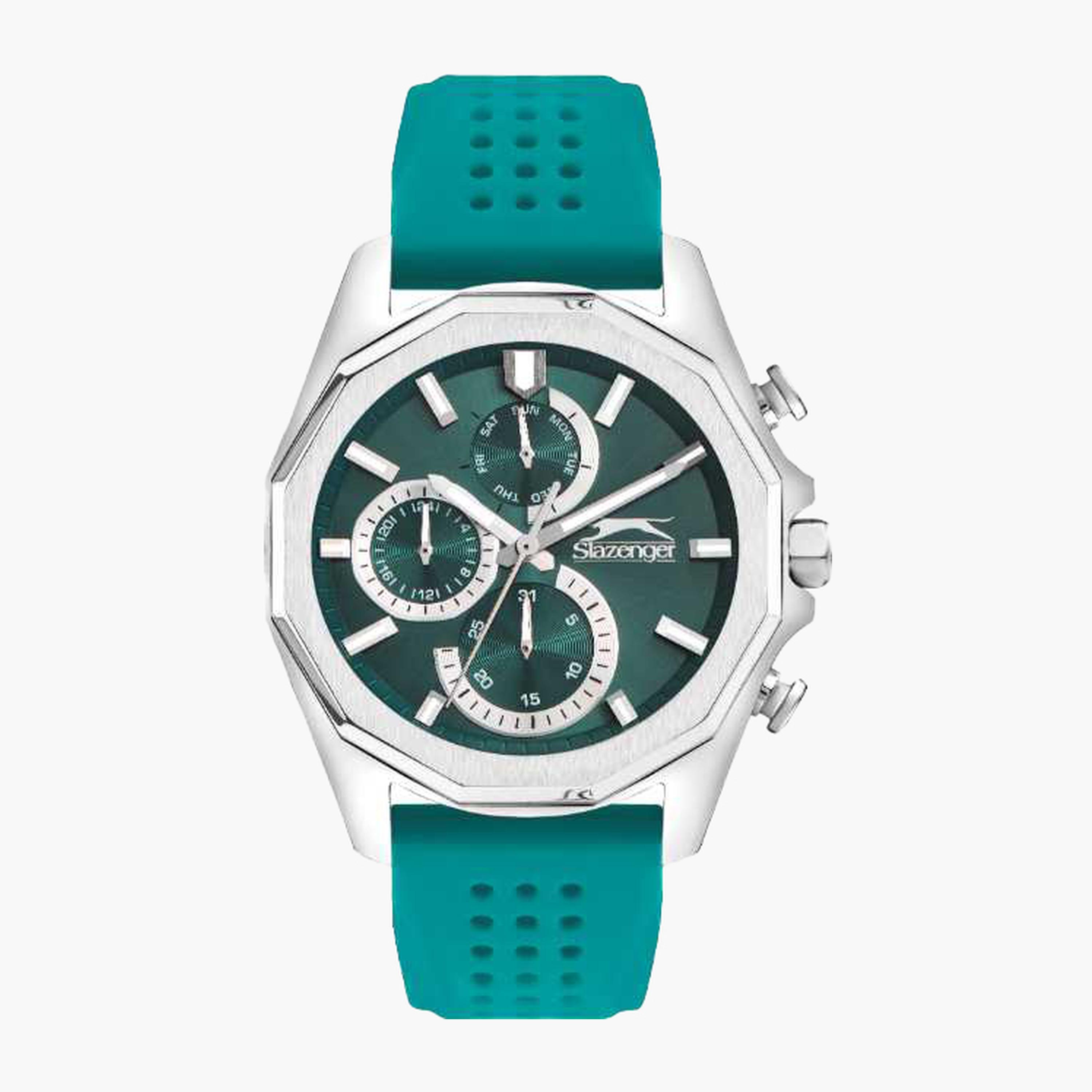 سلازنغر- ساعة رجالية 48 مم كرونوغراف سوار سيليكون لون أزرق-men-watchesandjewellery-watches-image-1