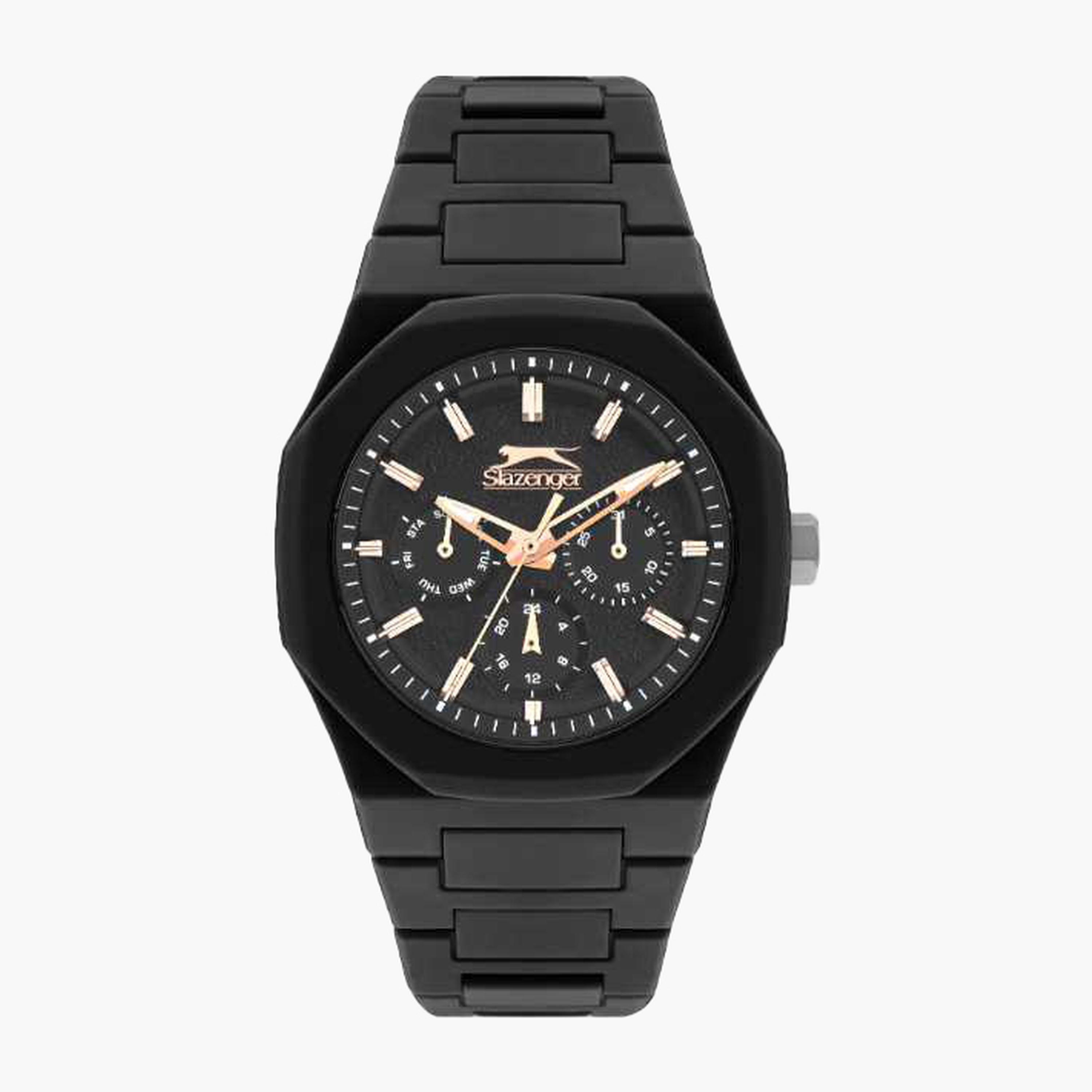 سلازنغر- ساعة رجالية 41 مم كرونوغراف سوار بلاستيكي لون أسود-men-watchesandjewellery-watches-image-1