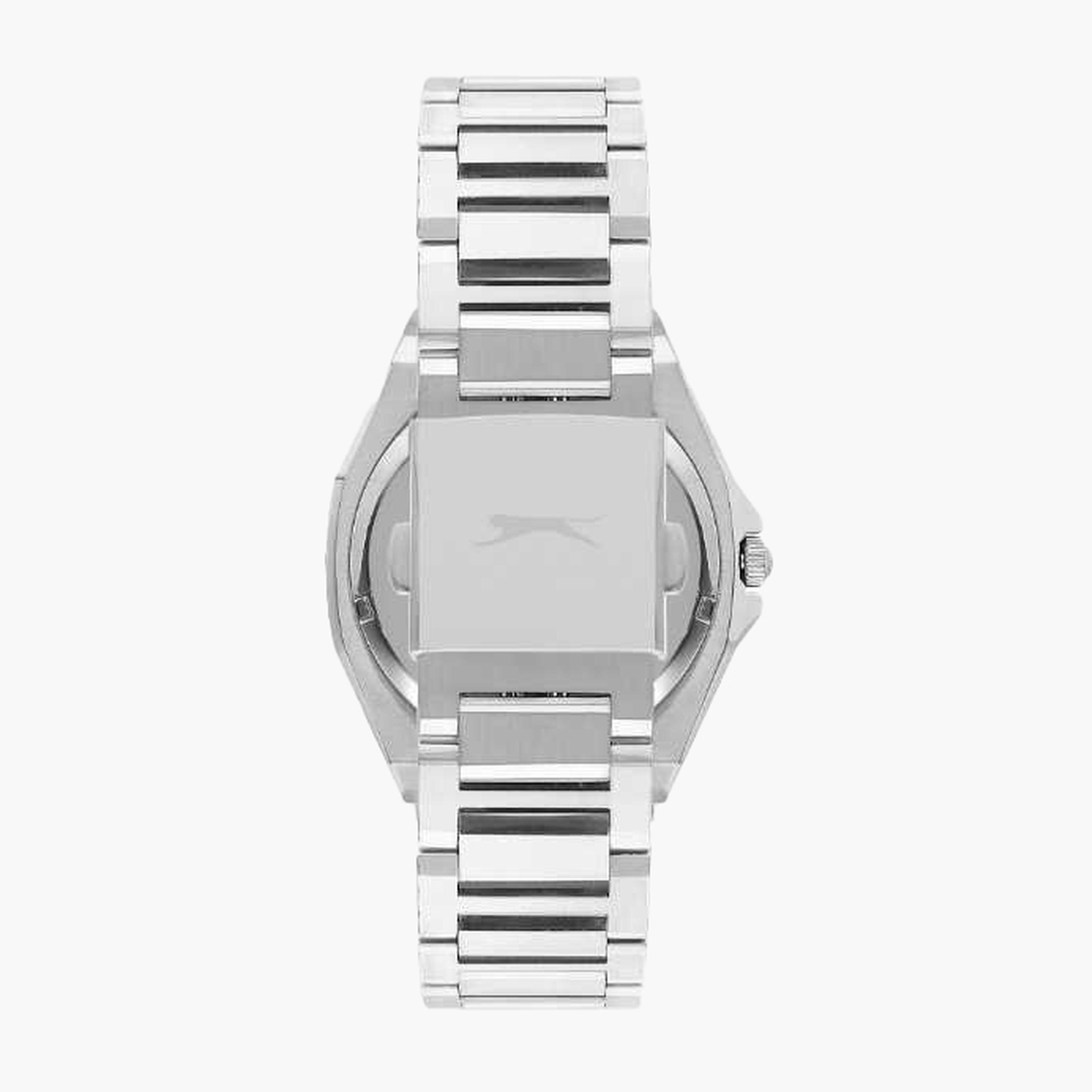 سلازنغر- ساعة رجالية 41 مم تناظرية سوار معدني لون أزرق-men-watchesandjewellery-watches-image-3