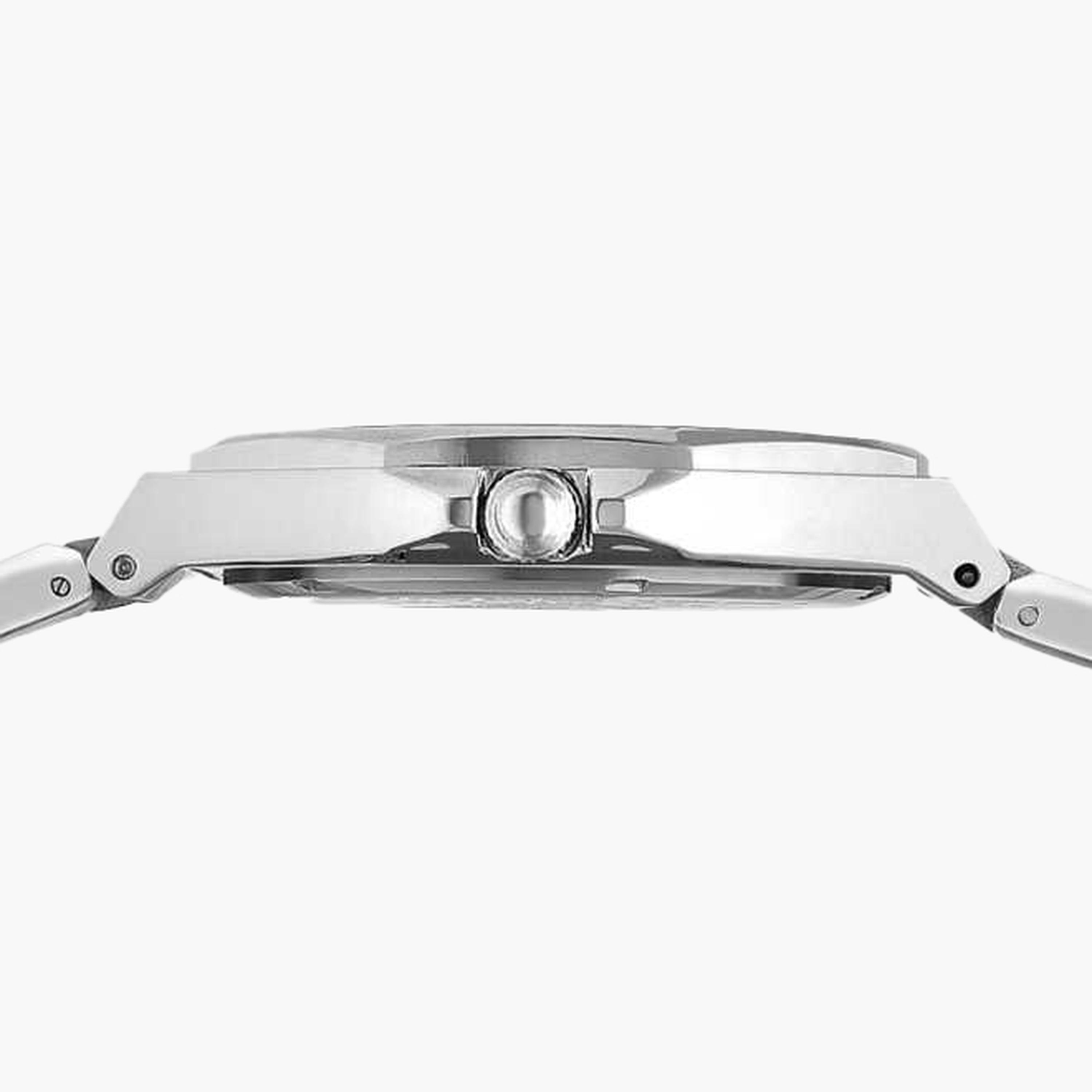سلازنغر- ساعة رجالية 41 مم تناظرية سوار معدني لون أزرق-men-watchesandjewellery-watches-image-4