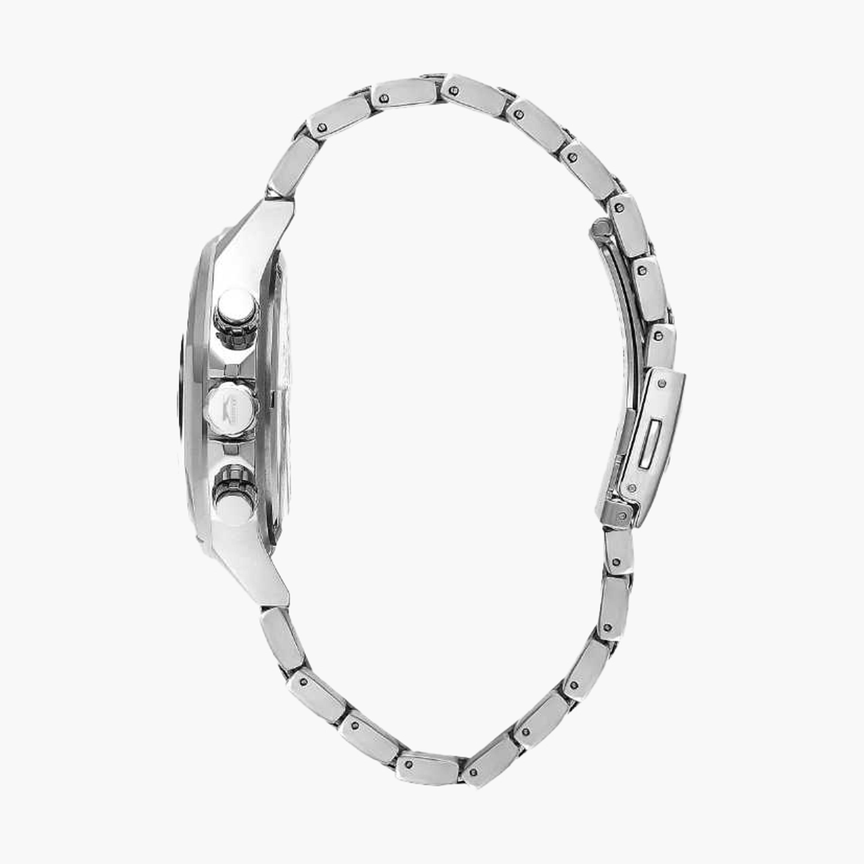 سلازنغر- ساعة رجالية 45 مم كرونوغراف سوار معدني لون أزرق-men-watchesandjewellery-watches-image-2