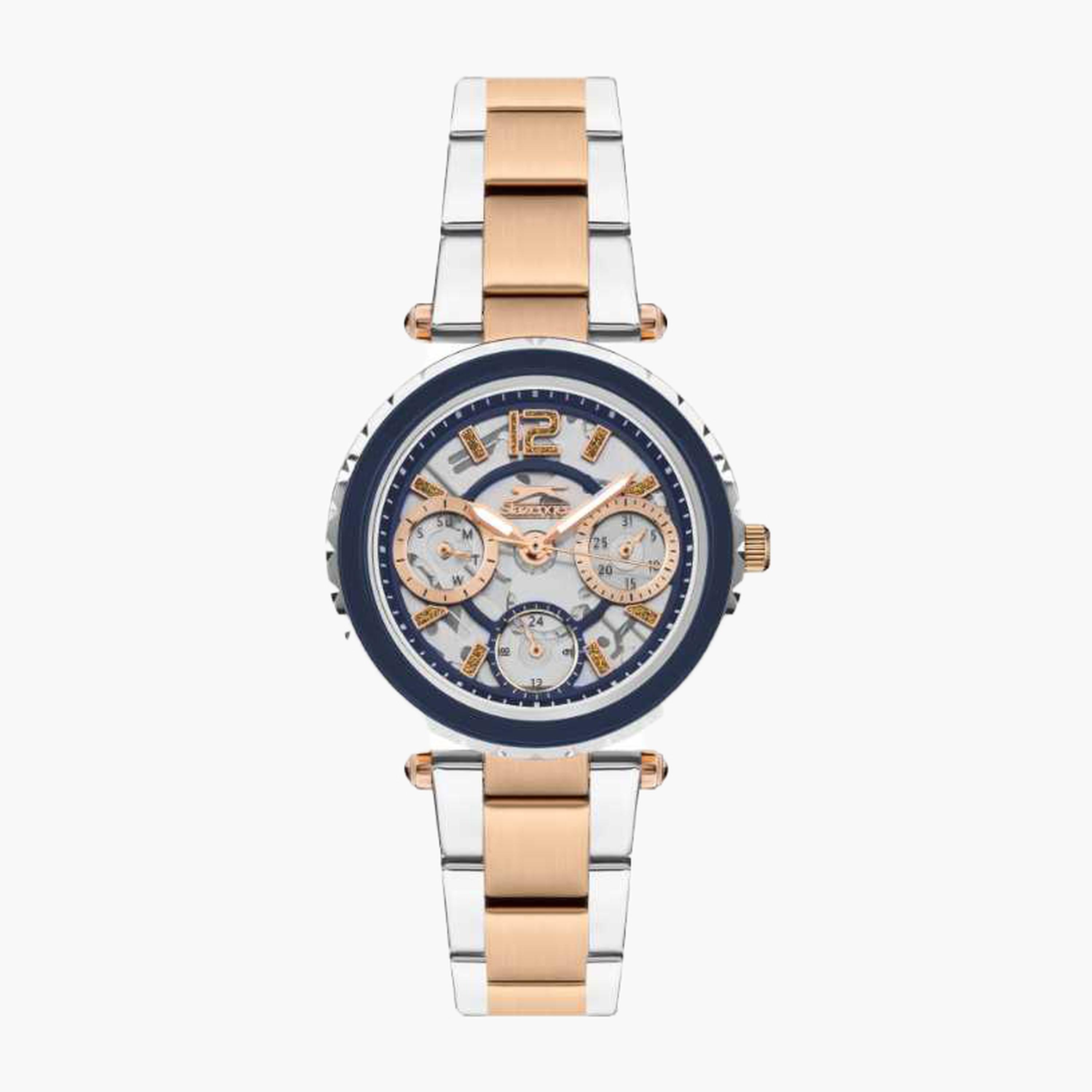 Slazenger Women's 32MM Multicolour Chronograph Metal Strap Watch | SL.9.2286.4.04-women-watchesandjewellery-watches-image-1
