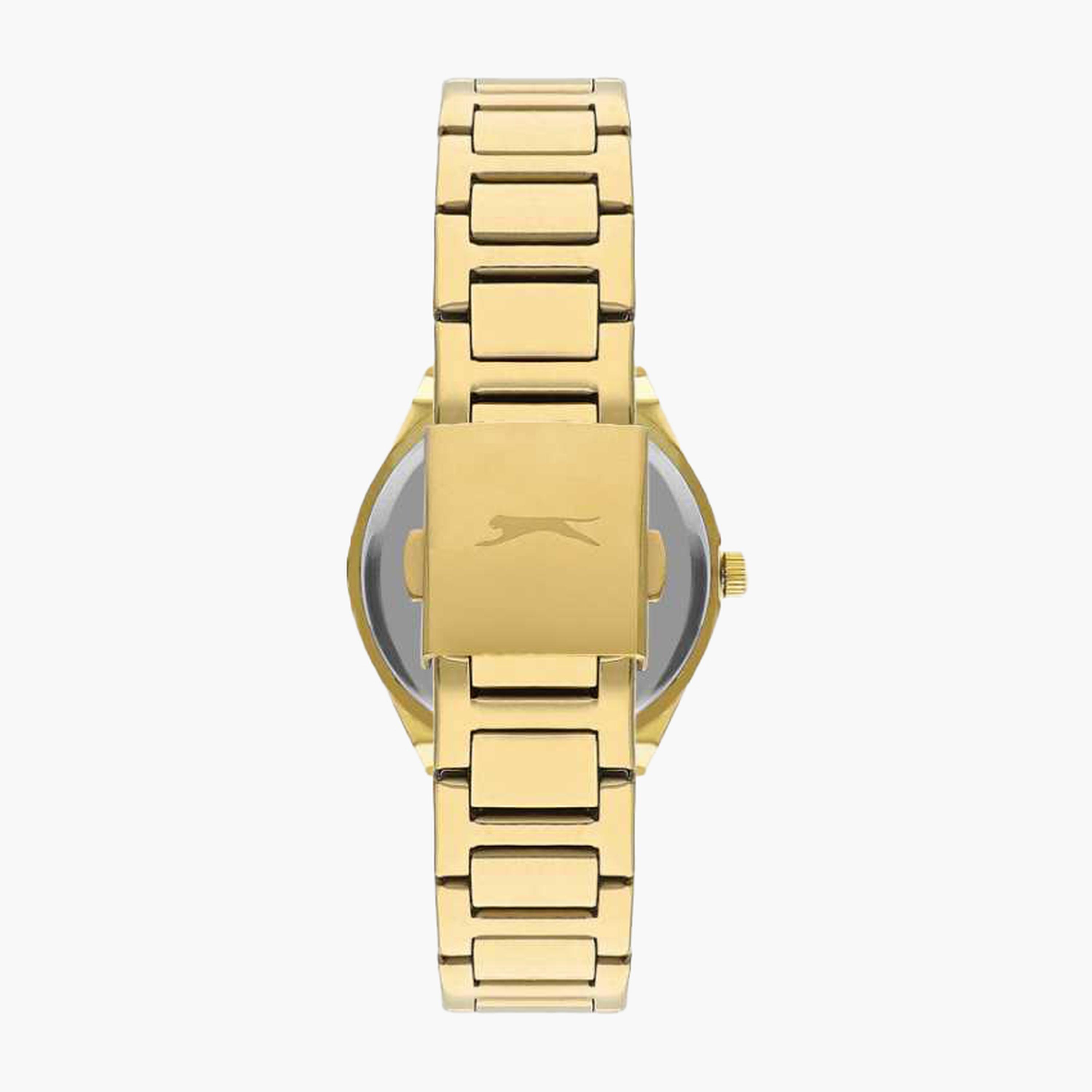 Slazenger Women's 34MM Gold Analog Metal Strap Watch | SL.9.2304.3.04-women-watchesandjewellery-watches-image-3