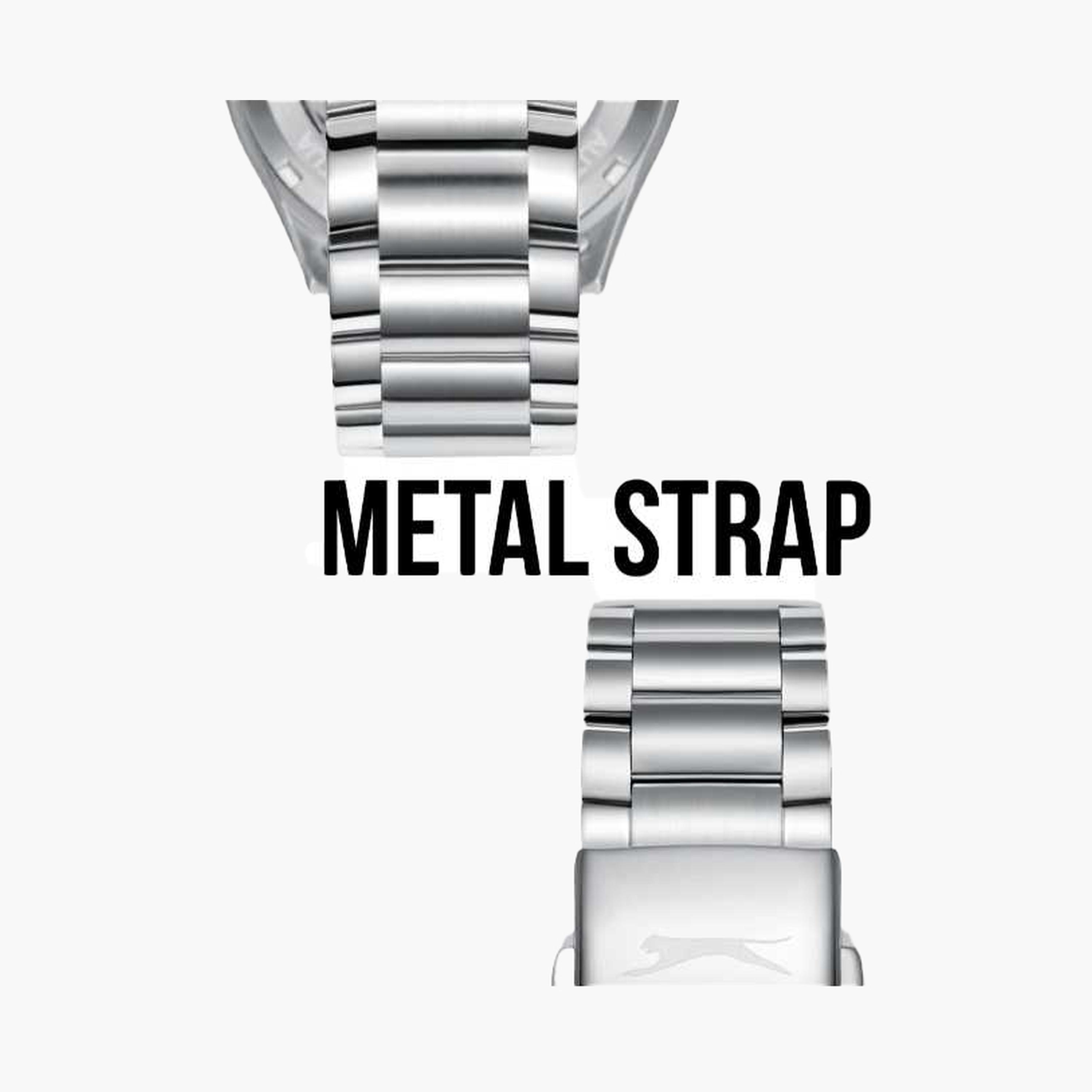 Slazenger Men's 43MM Silver Automatic Metal Strap Watch | SL.9.2411.1.01-men-watchesandjewellery-watches-image-5