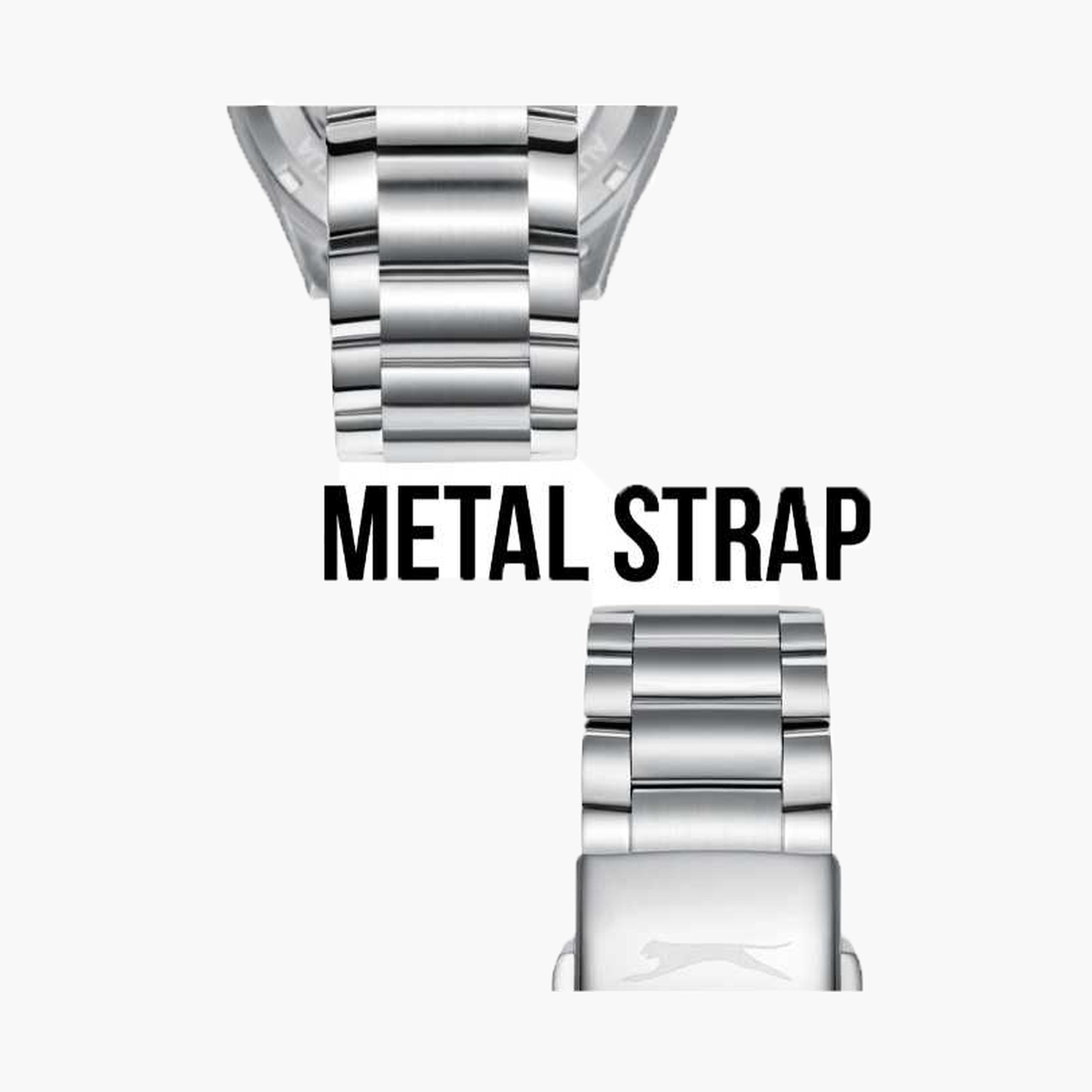 Slazenger Men's 43MM Silver Automatic Metal Strap Watch | SL.9.2411.1.02-men-watchesandjewellery-watches-image-5