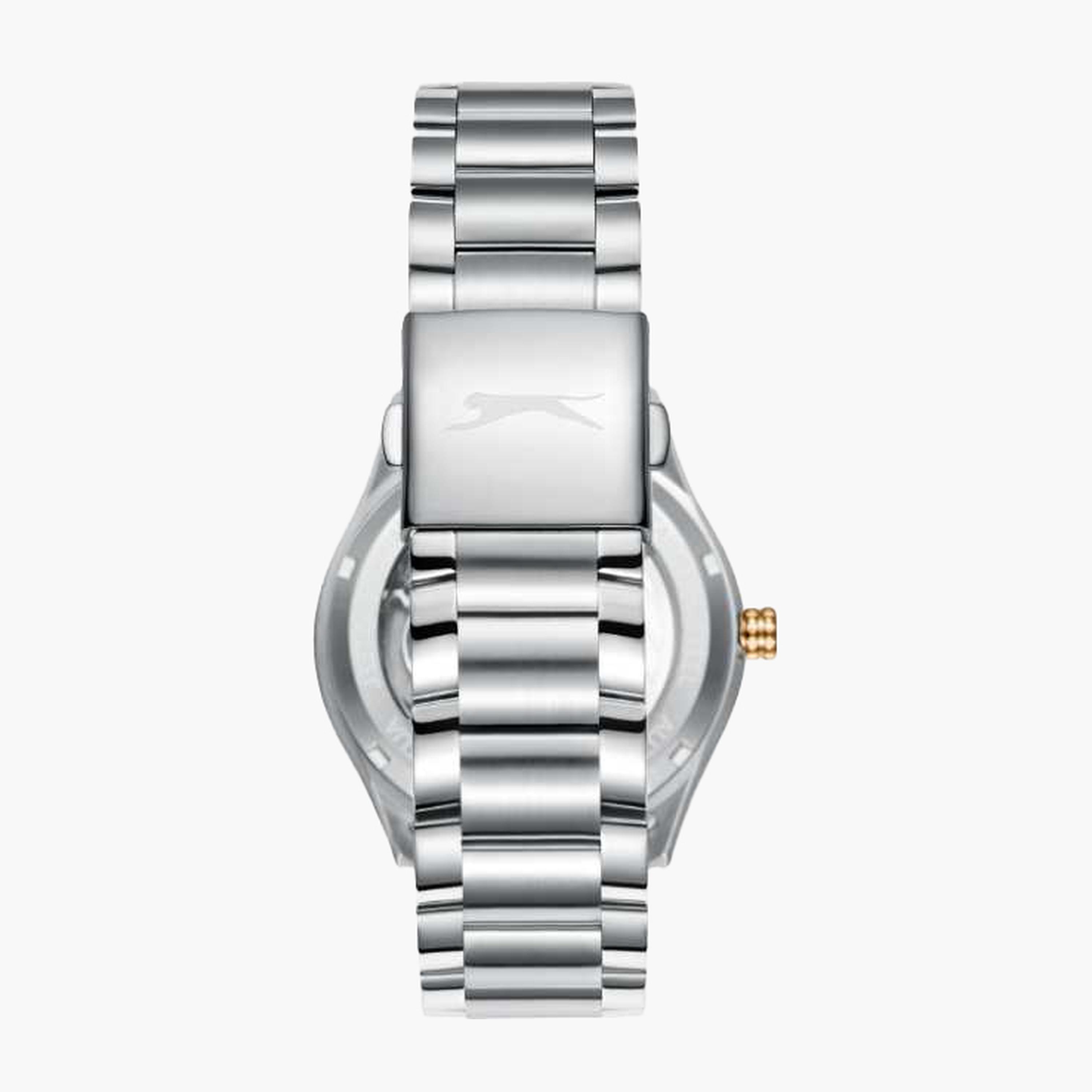 Slazenger Men's 43MM Silver Automatic Metal Strap Watch | SL.9.2411.1.04-men-watchesandjewellery-watches-image-4