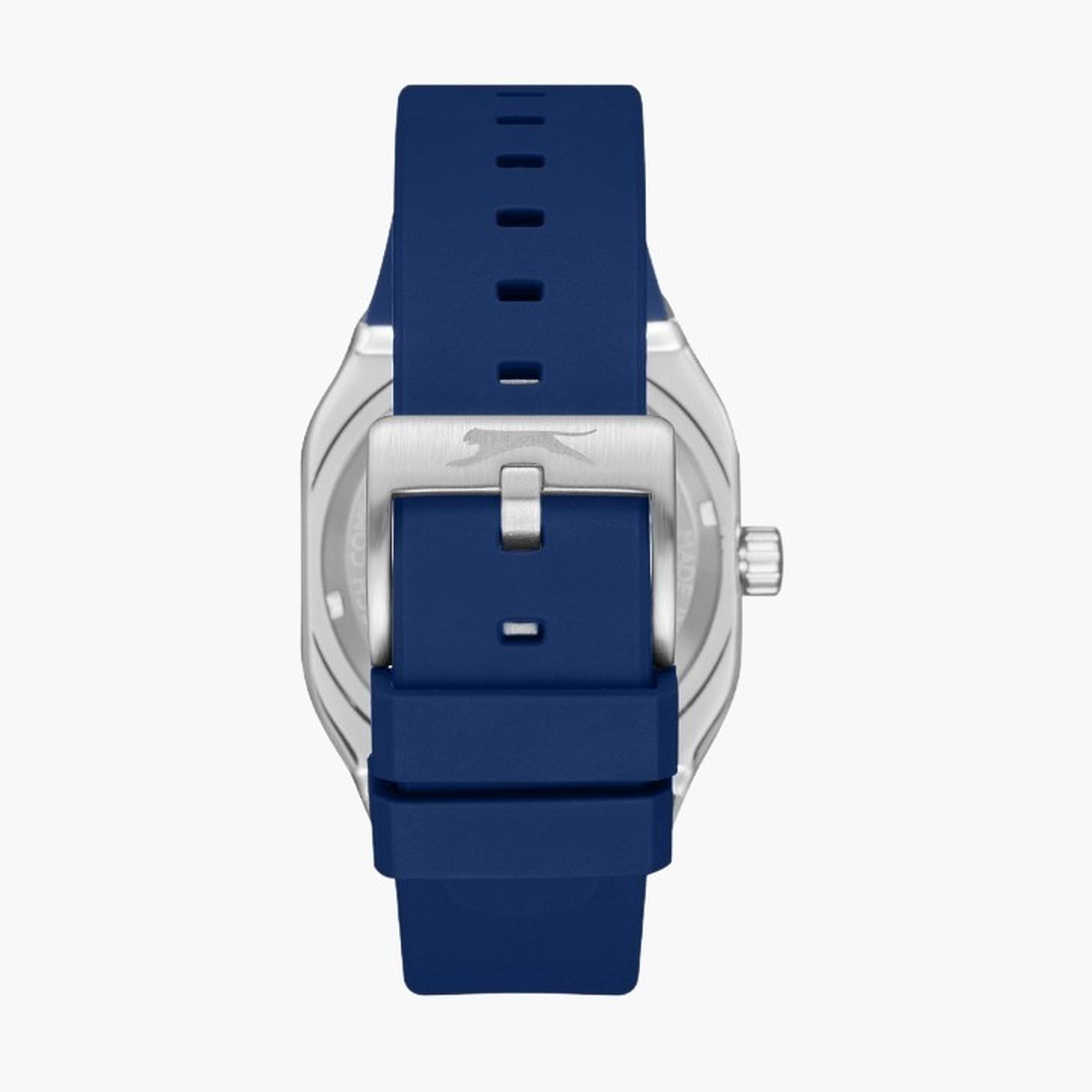 سلازنغر- ساعة رجالية 40 مم أوتوماتيكية سوار سيليكون لون أزرق-men-watchesandjewellery-watches-image-2