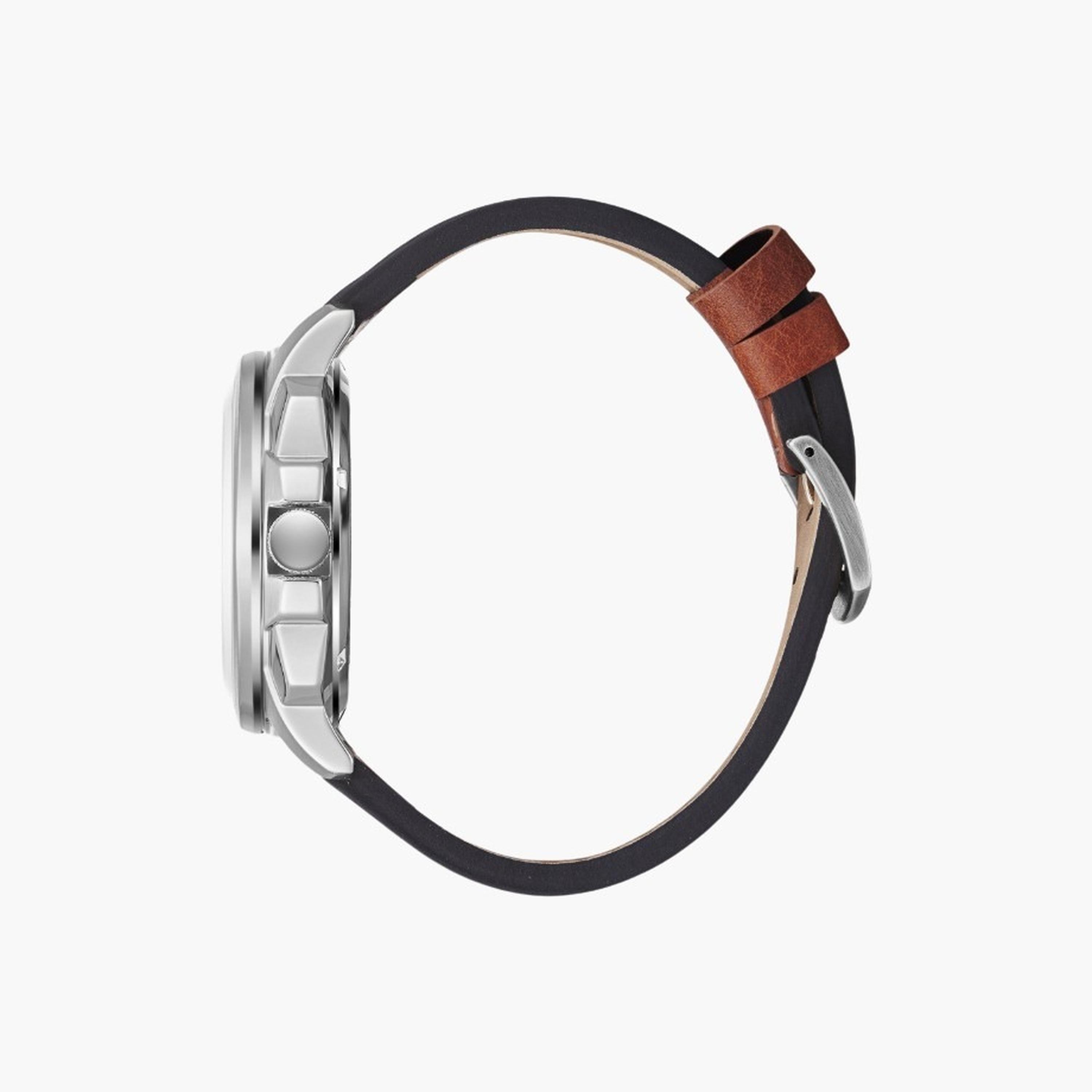 سلازنغر- ساعة رجالية 44 مم أوتوماتيكية سوار جلدي لون أزرق-men-watchesandjewellery-watches-image-3