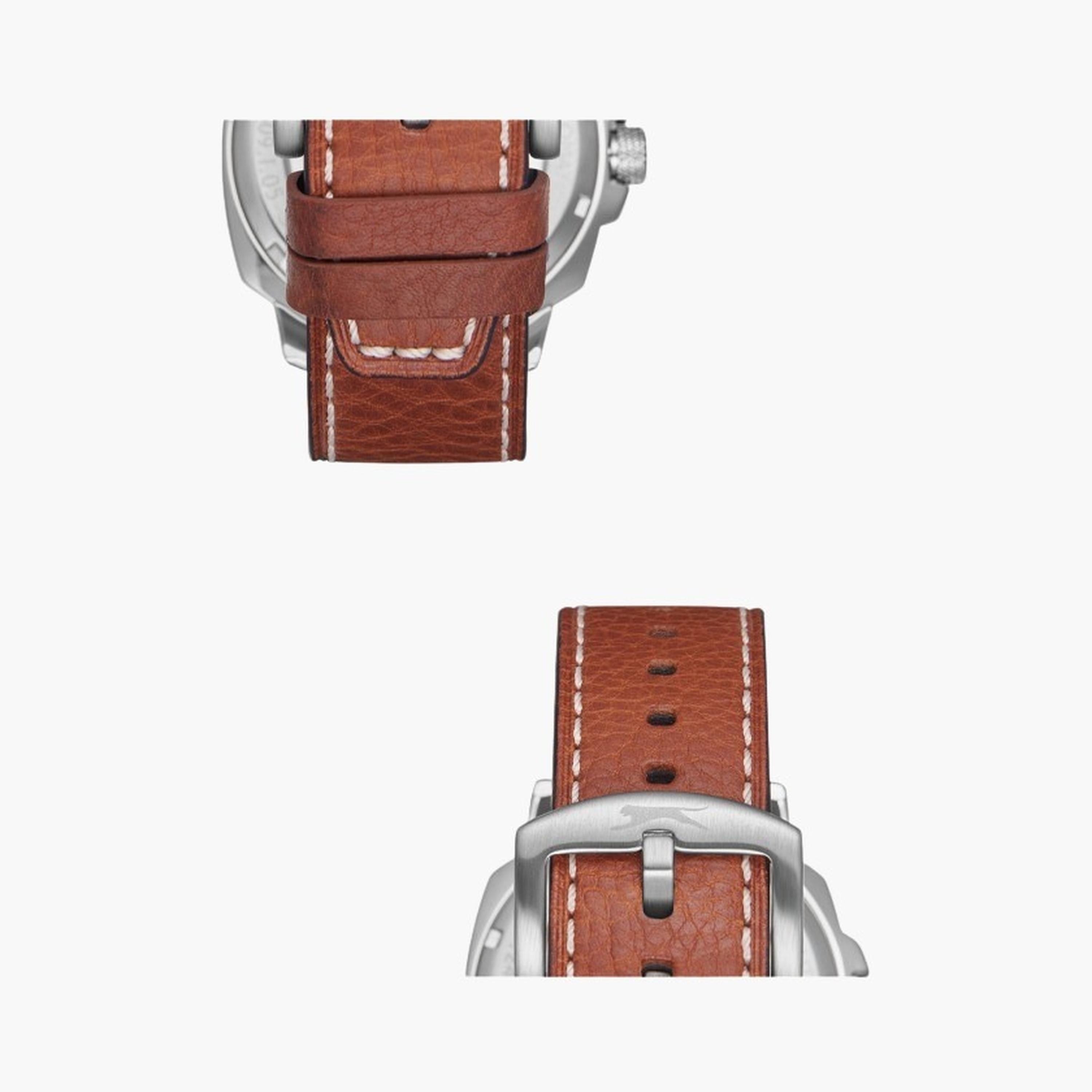 سلازنغر- ساعة رجالية 44 مم أوتوماتيكية سوار جلدي لون أزرق-men-watchesandjewellery-watches-image-5