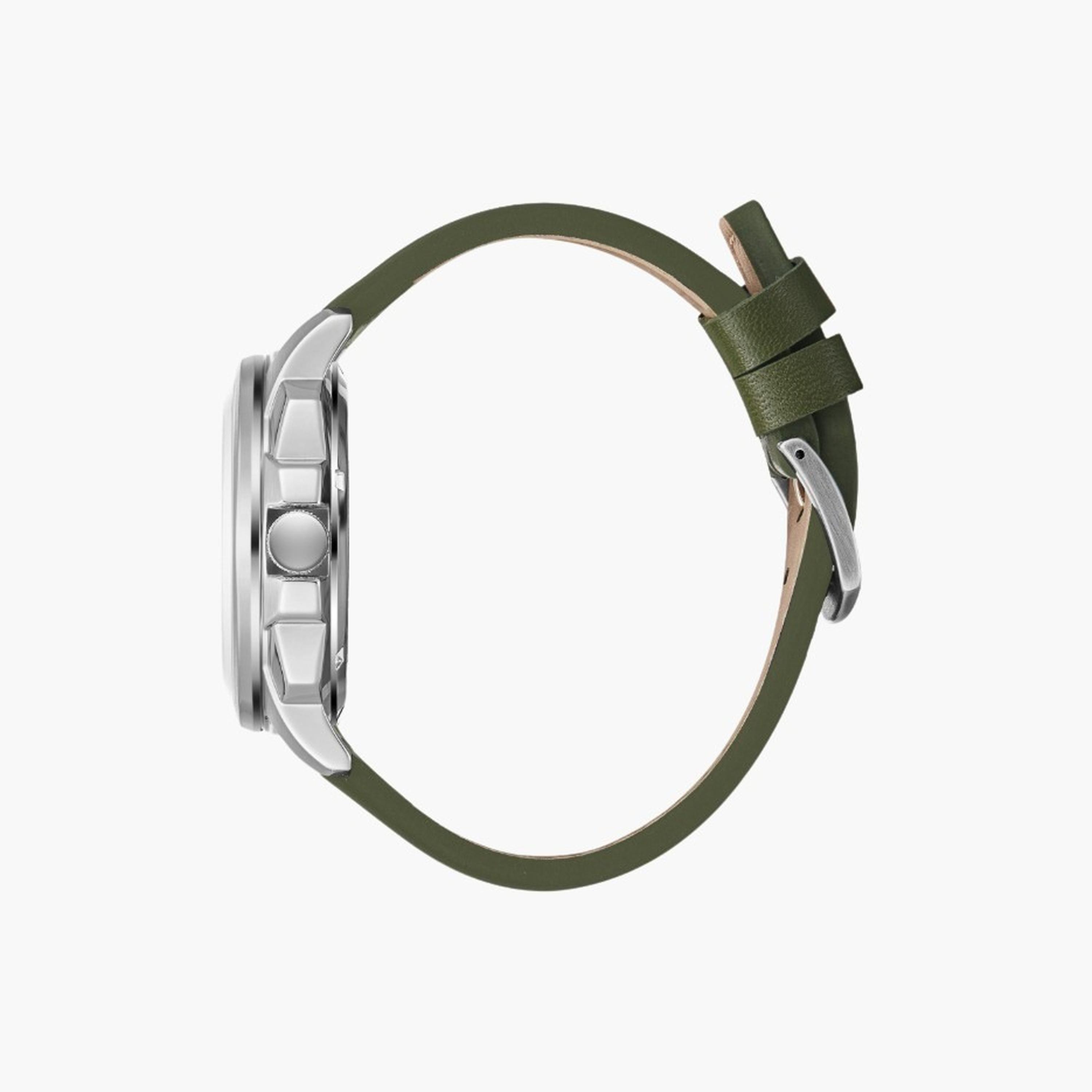 Slazenger Men's 44MM Green Automatic Leather Strap Watch | SL.9.2409.1.03-men-watchesandjewellery-watches-image-3
