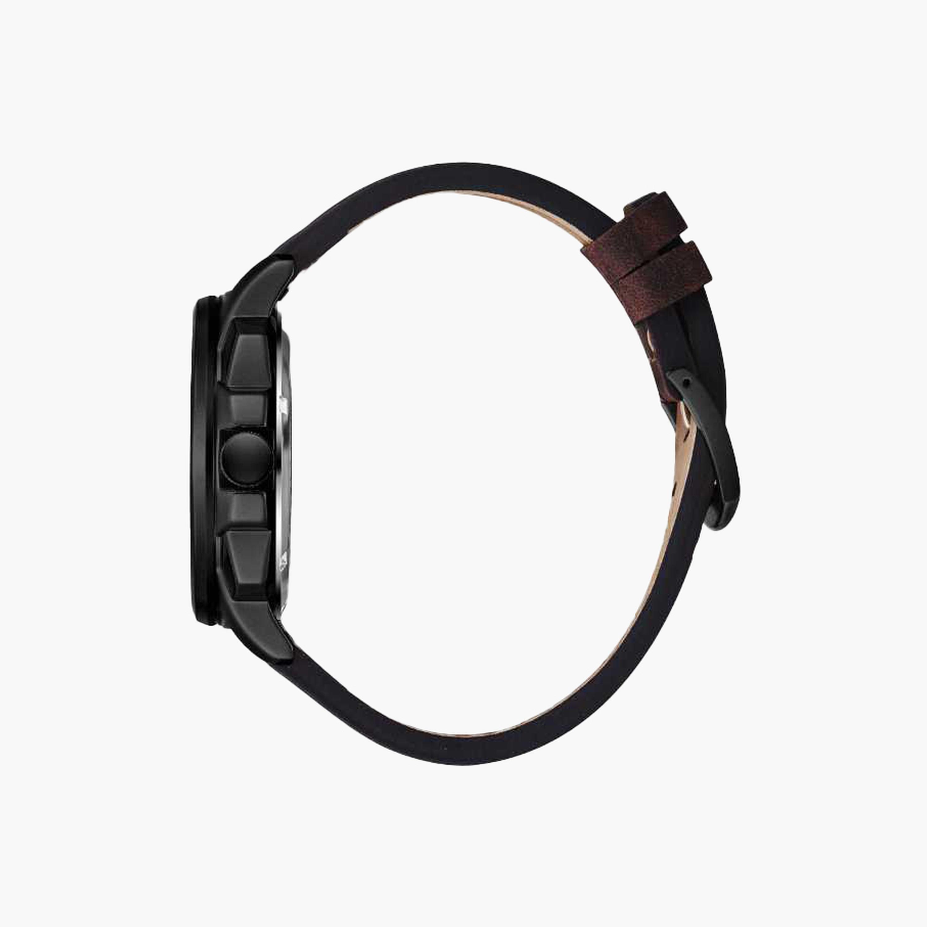 Slazenger Men's 44MM Brown Automatic Leather Strap Watch | SL.9.2409.1.06-men-watchesandjewellery-watches-image-3