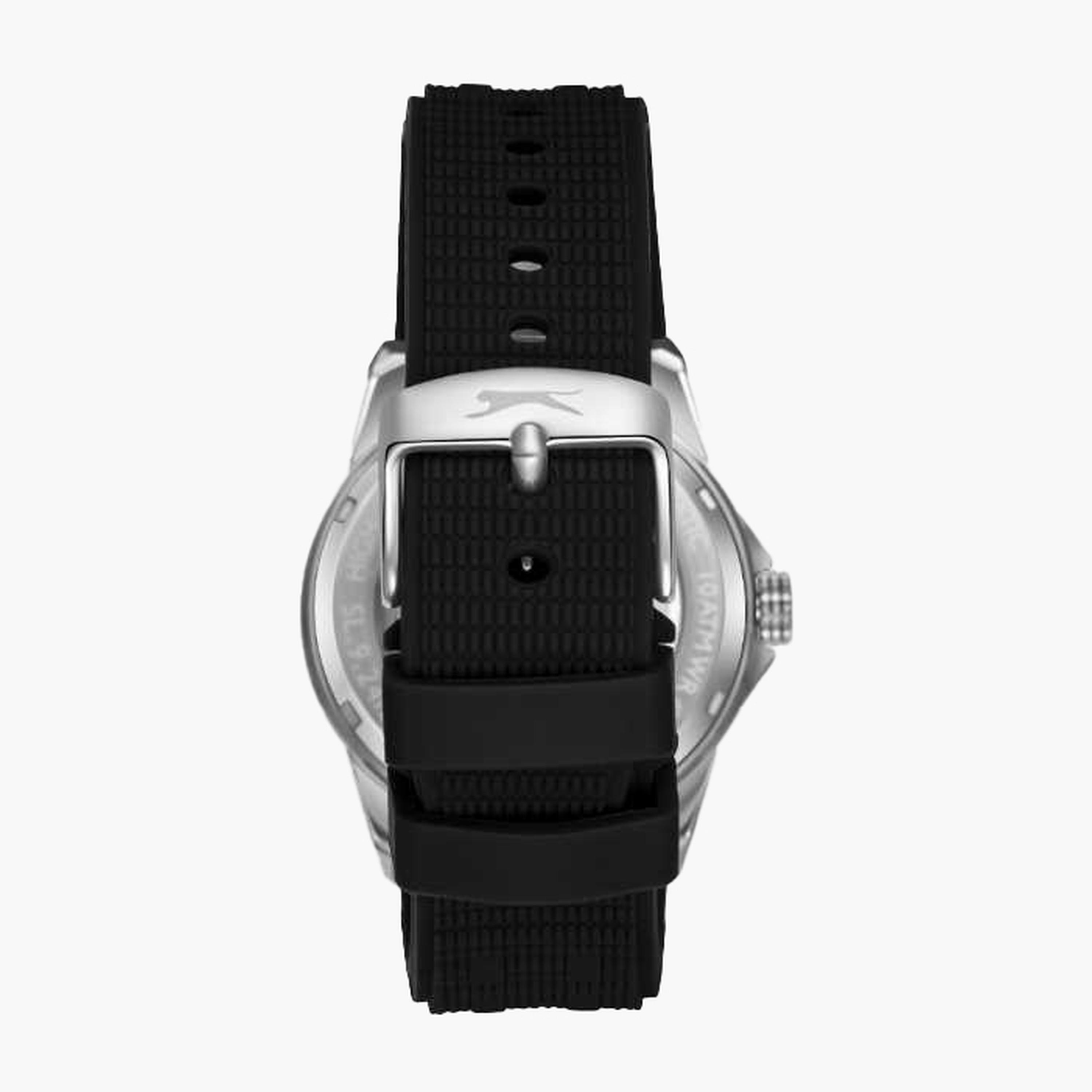 Slazenger Men's 44MM Black Automatic Silicone Strap Watch | SL.9.2412.1.01-men-watchesandjewellery-watches-image-4