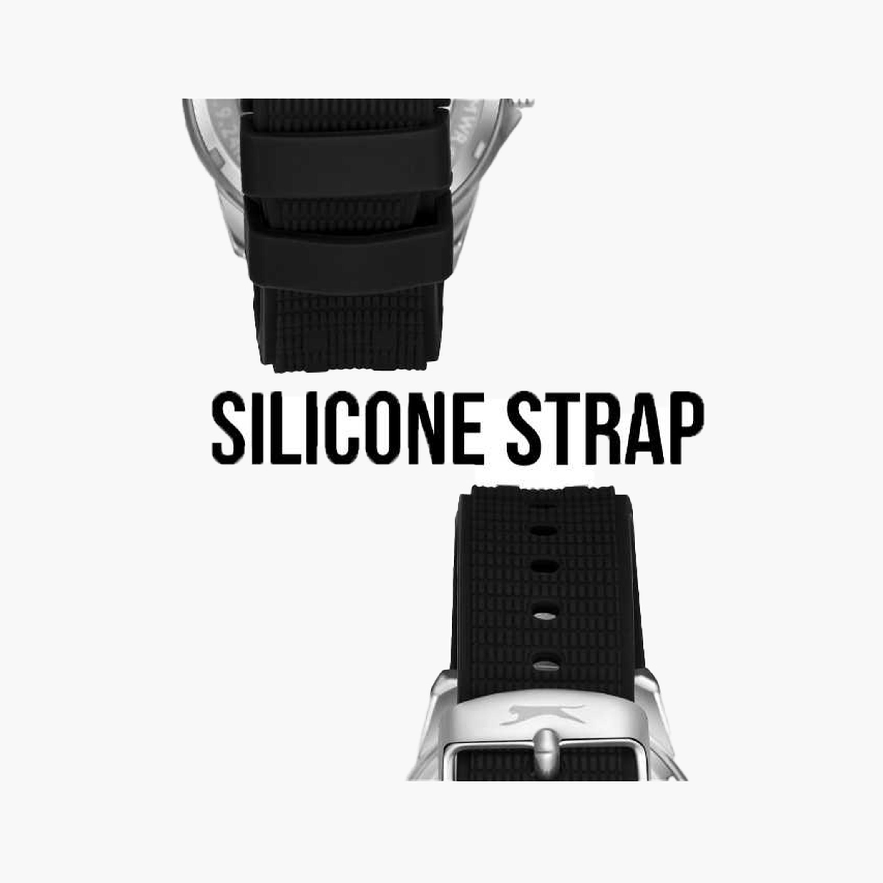 Slazenger Men's 44MM Black Automatic Silicone Strap Watch | SL.9.2412.1.01-men-watchesandjewellery-watches-image-5
