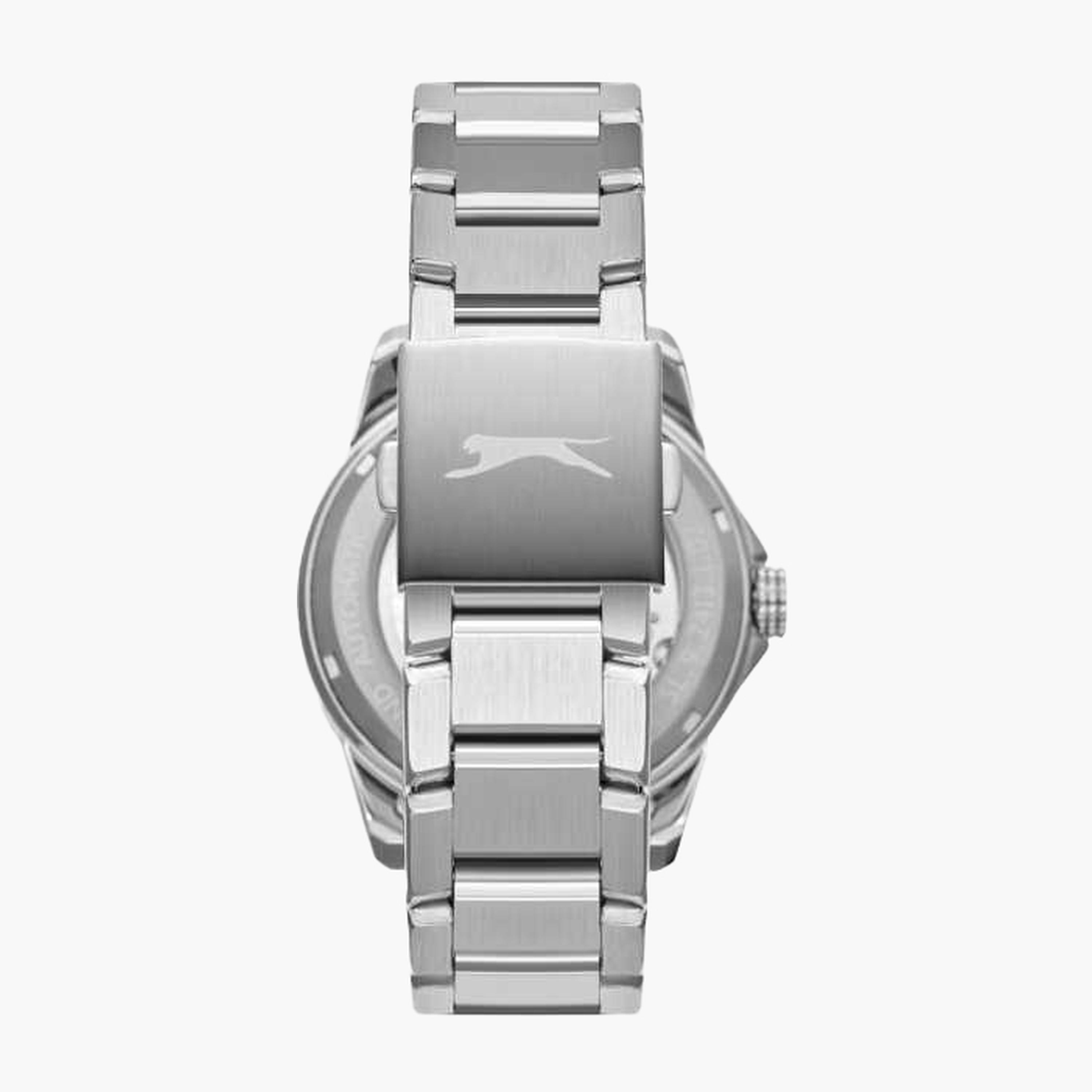 سلازنغر- ساعة رجالية 44 مم أوتوماتيكية سوار معدني لون أخضر غامق-men-watchesandjewellery-watches-image-2