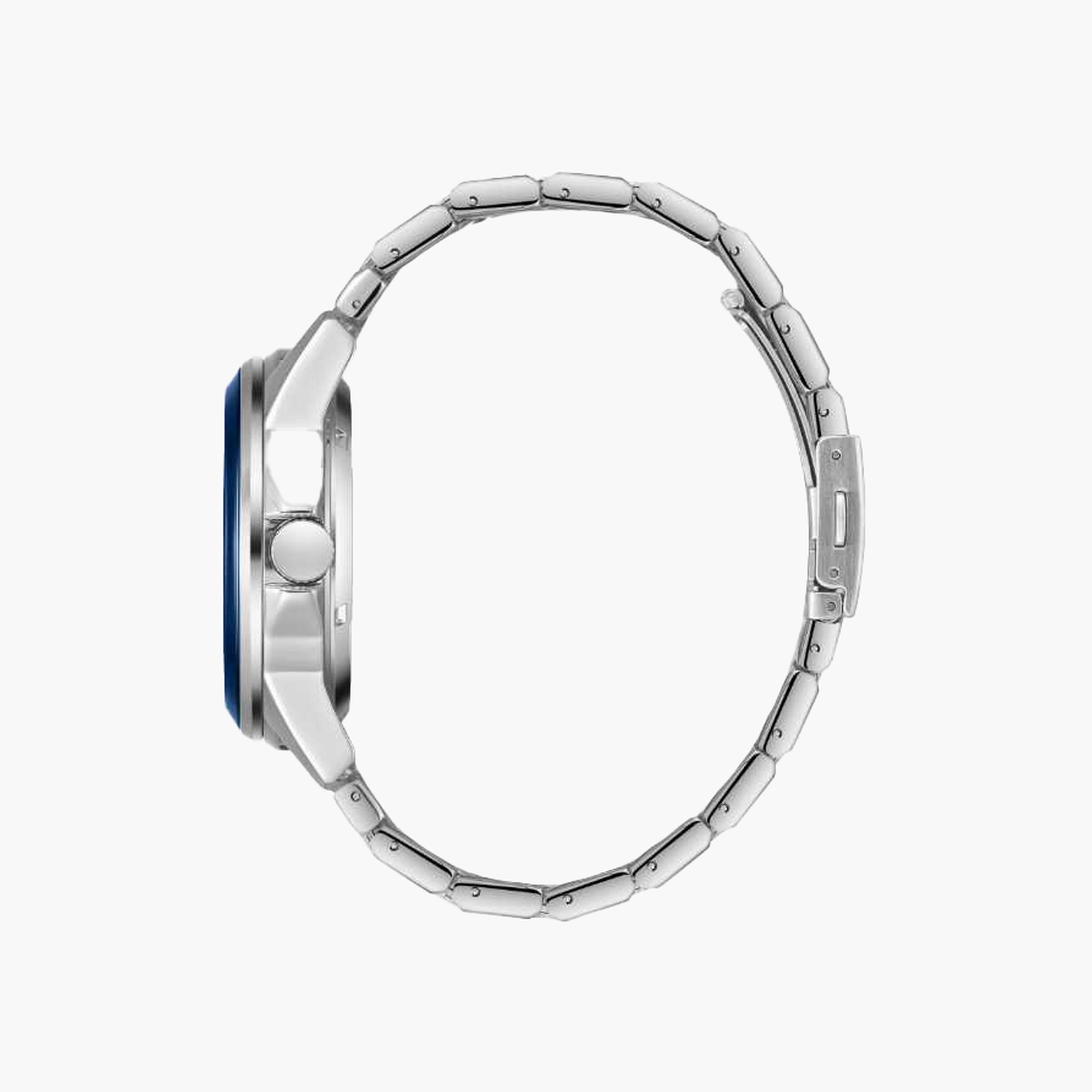 Slazenger Men's 44MM Silver Automatic Metal Strap Watch | SL.9.2413.1.04-men-watchesandjewellery-watches-image-3