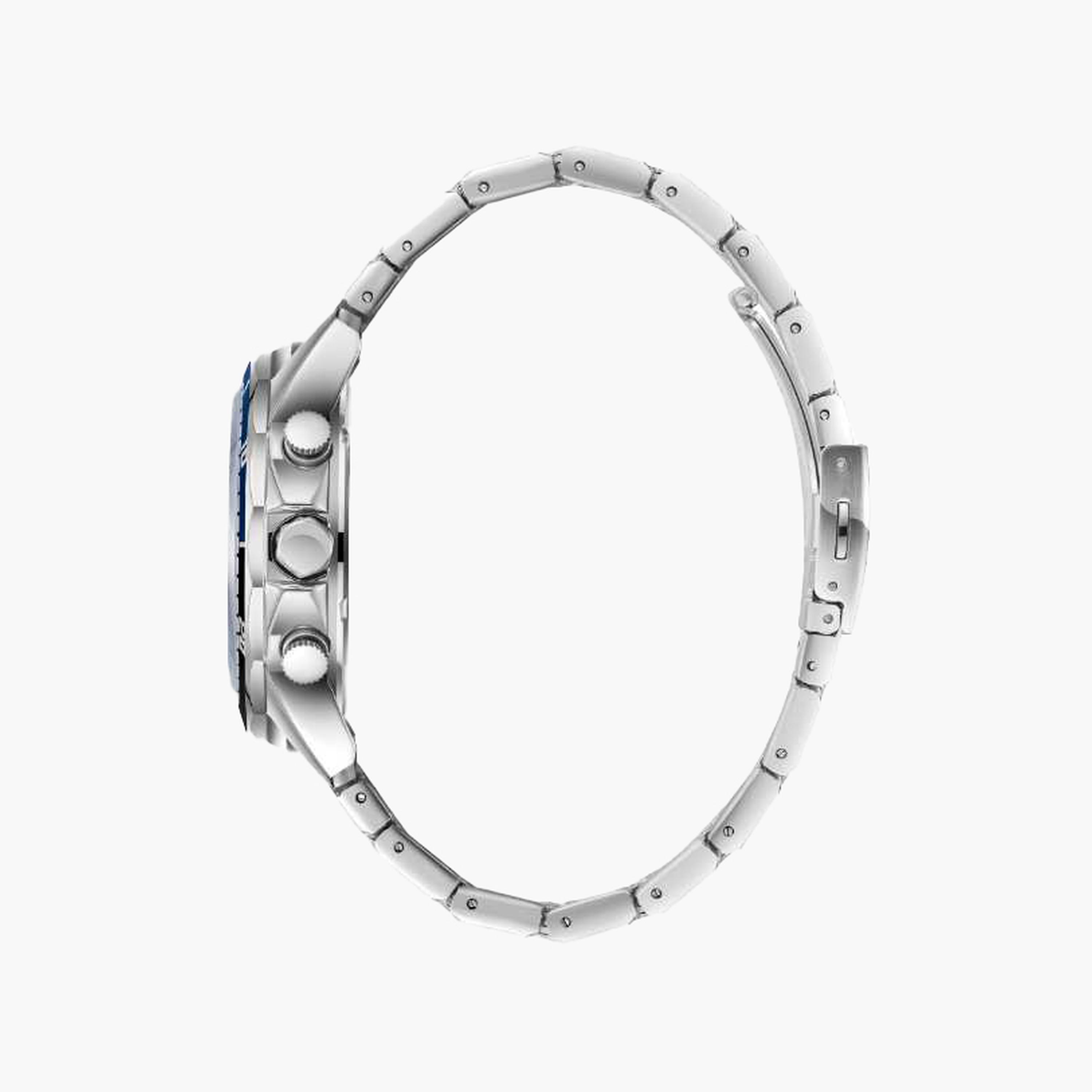 Slazenger Men's 41.5MM Silver Chronograph Metal Strap Watch | SL.9.2396.2.01-men-watchesandjewellery-watches-image-3