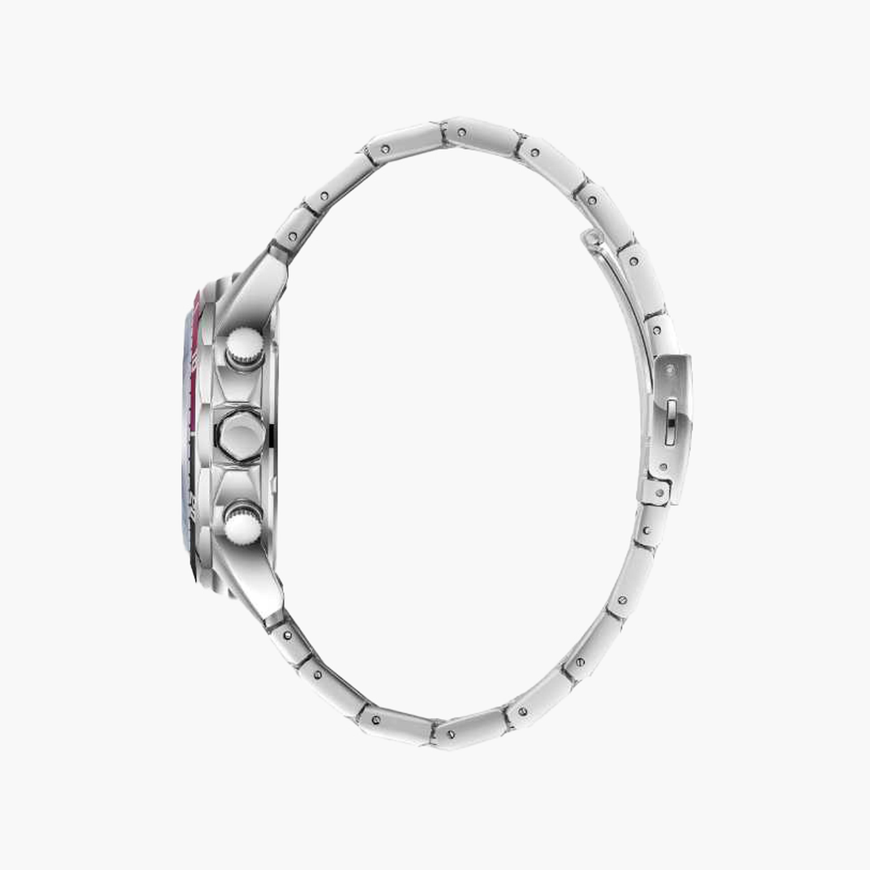 سلازنغر- ساعة رجالية كرونوغراف سوار معدني لون بندقي-men-watchesandjewellery-watches-image-3